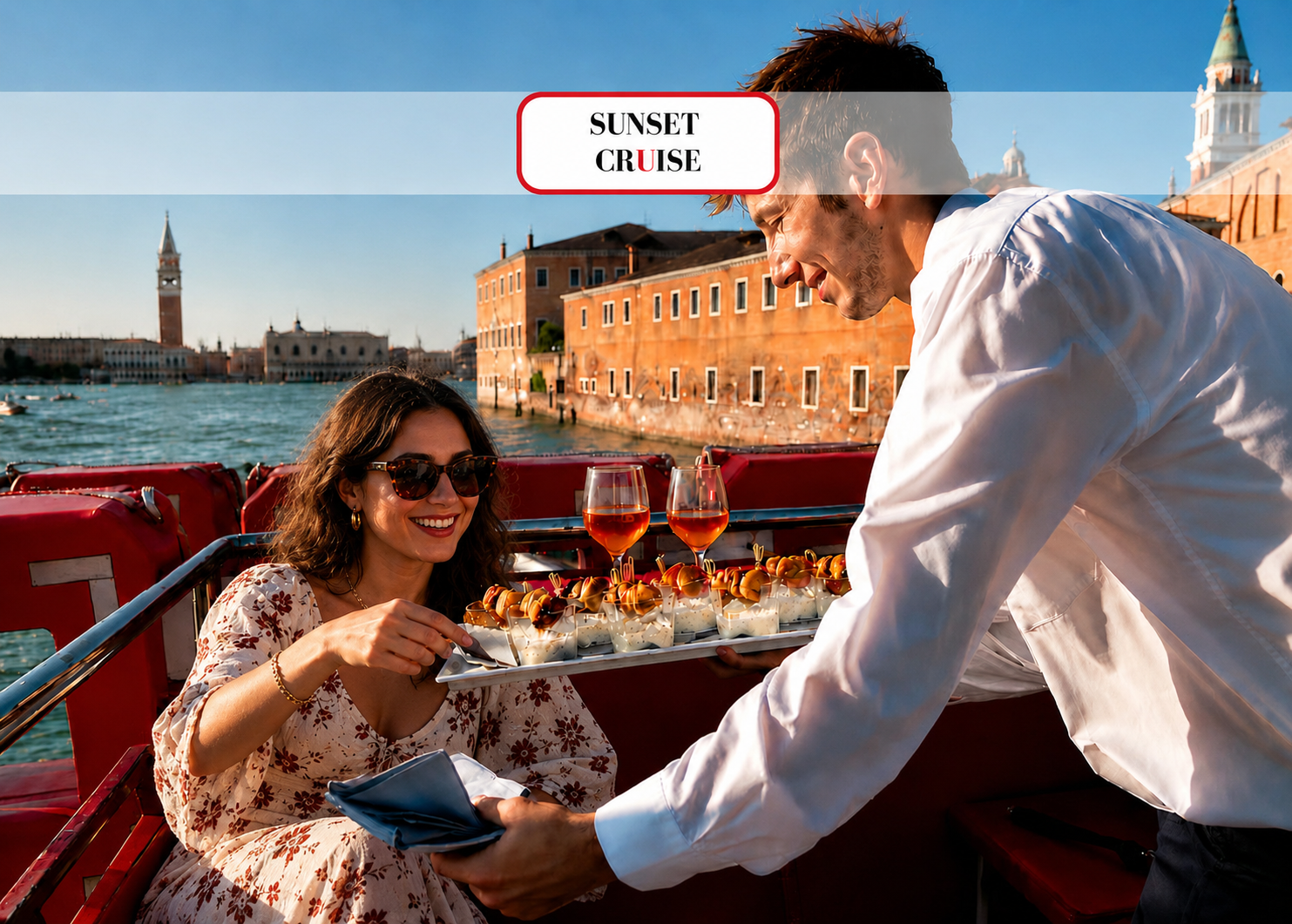 Venetian Lagoon Sunset Cruise with Aperitif