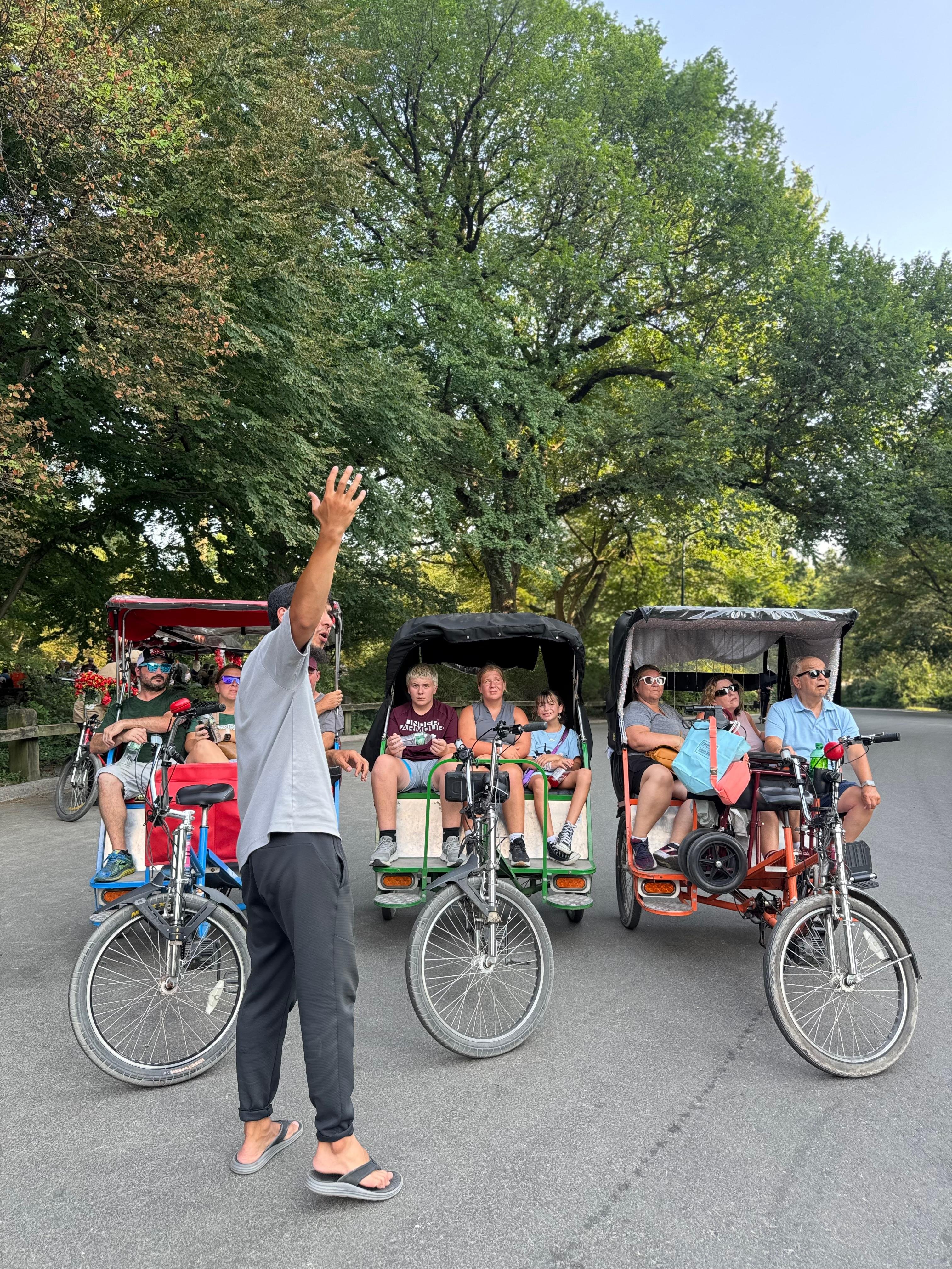 Private Central Park Pedicab Sightseeing Tour