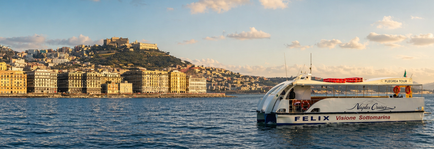 Gulf of Naples Panoramic Boat Cruise with Guide