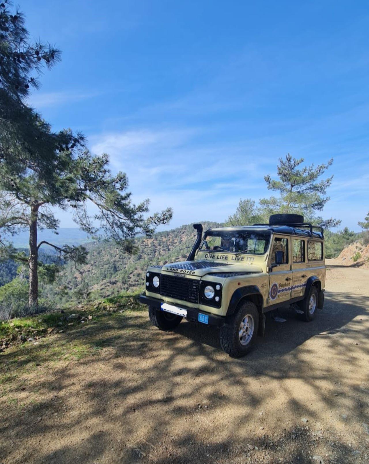 Troodos Mountains Jeep Adventure with Wine Tasting