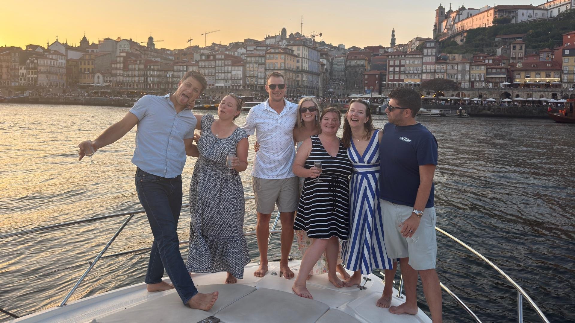 Porto Private Yacht Experience on the Douro with Wine & Snacks