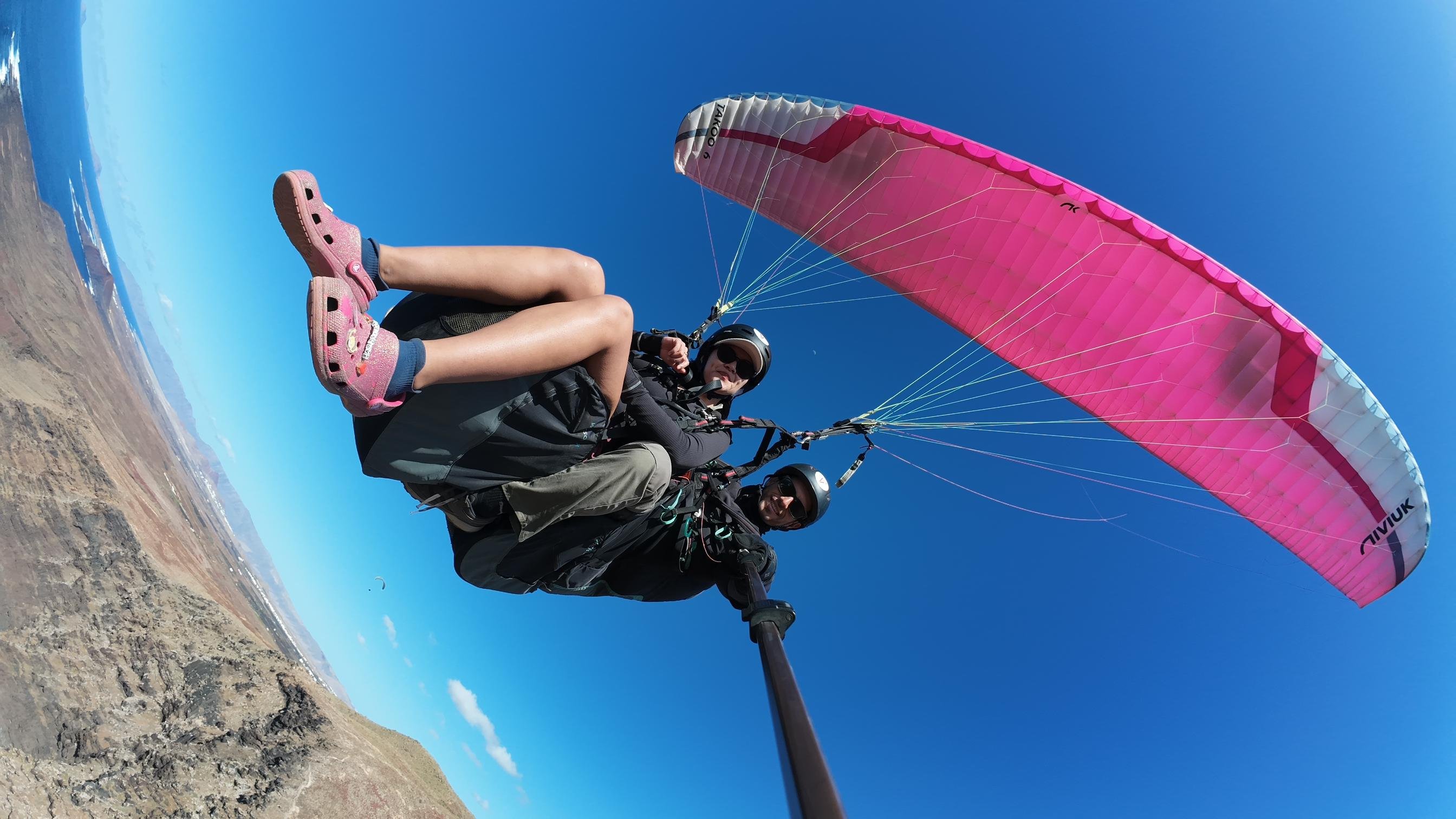 Lanzarote Discovery Paragliding Flight