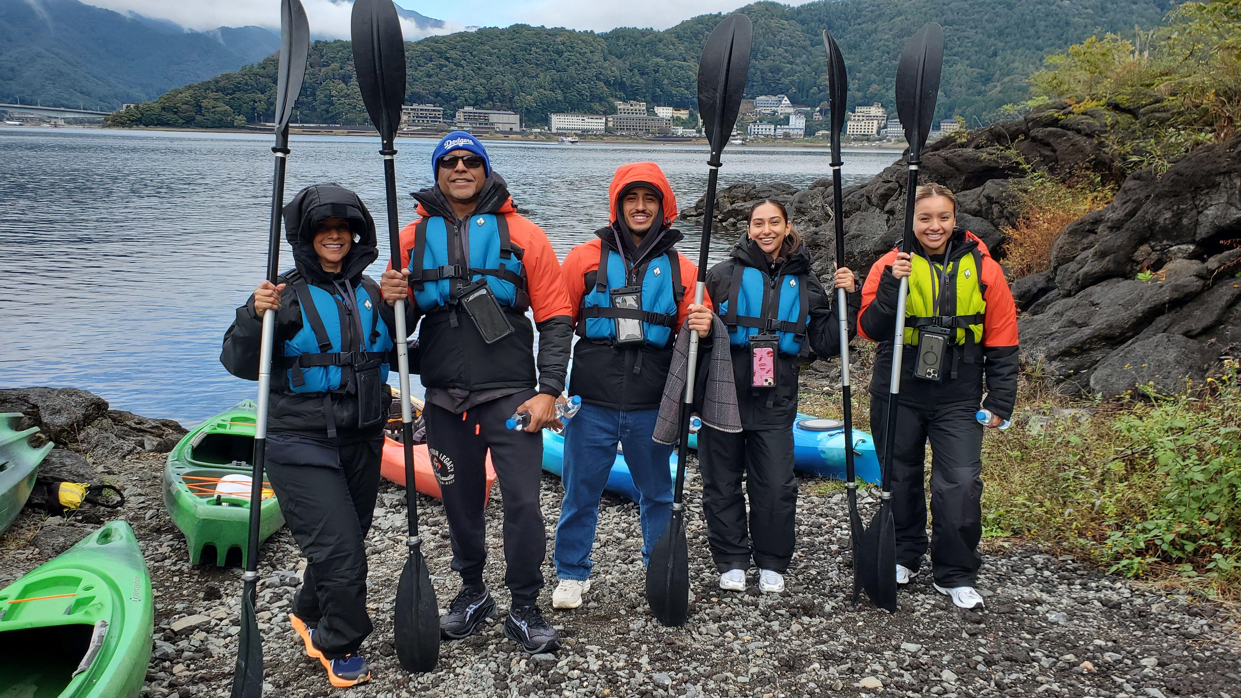 Early Morning Kayaking & Coffee on Lake Kawaguchiko