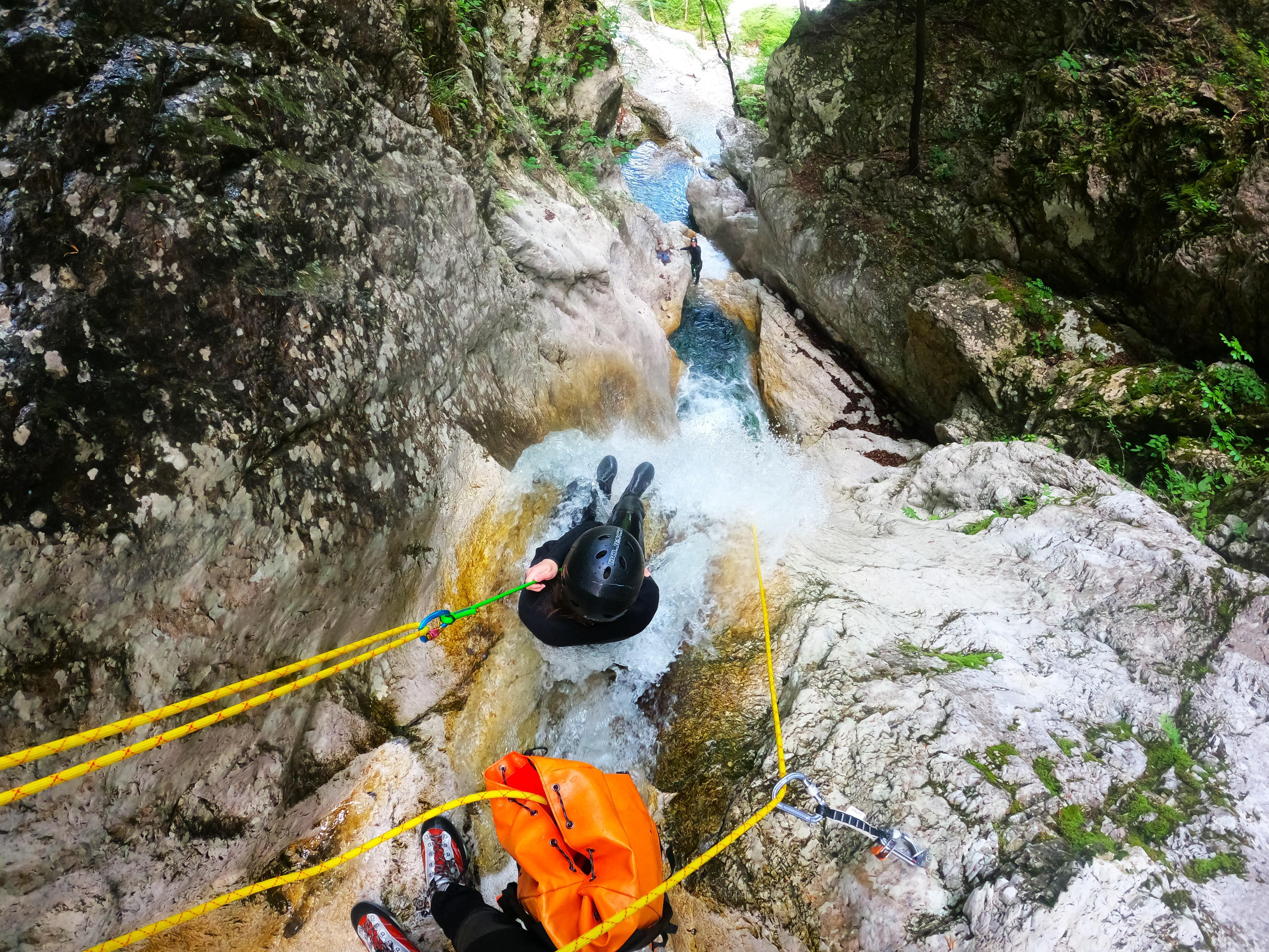 Bovec Canyoning Adventure in Sušec Gorge