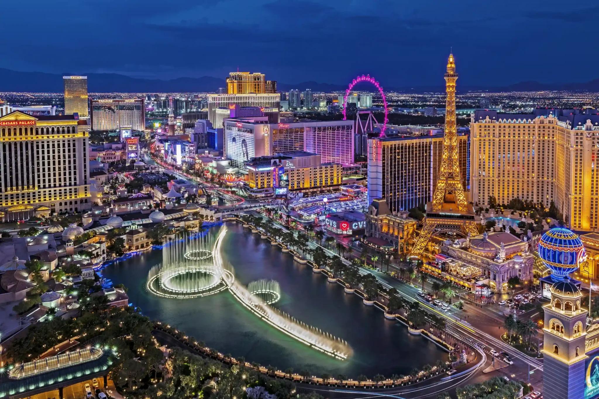 Las Vegas aftentur med hotelafhentning