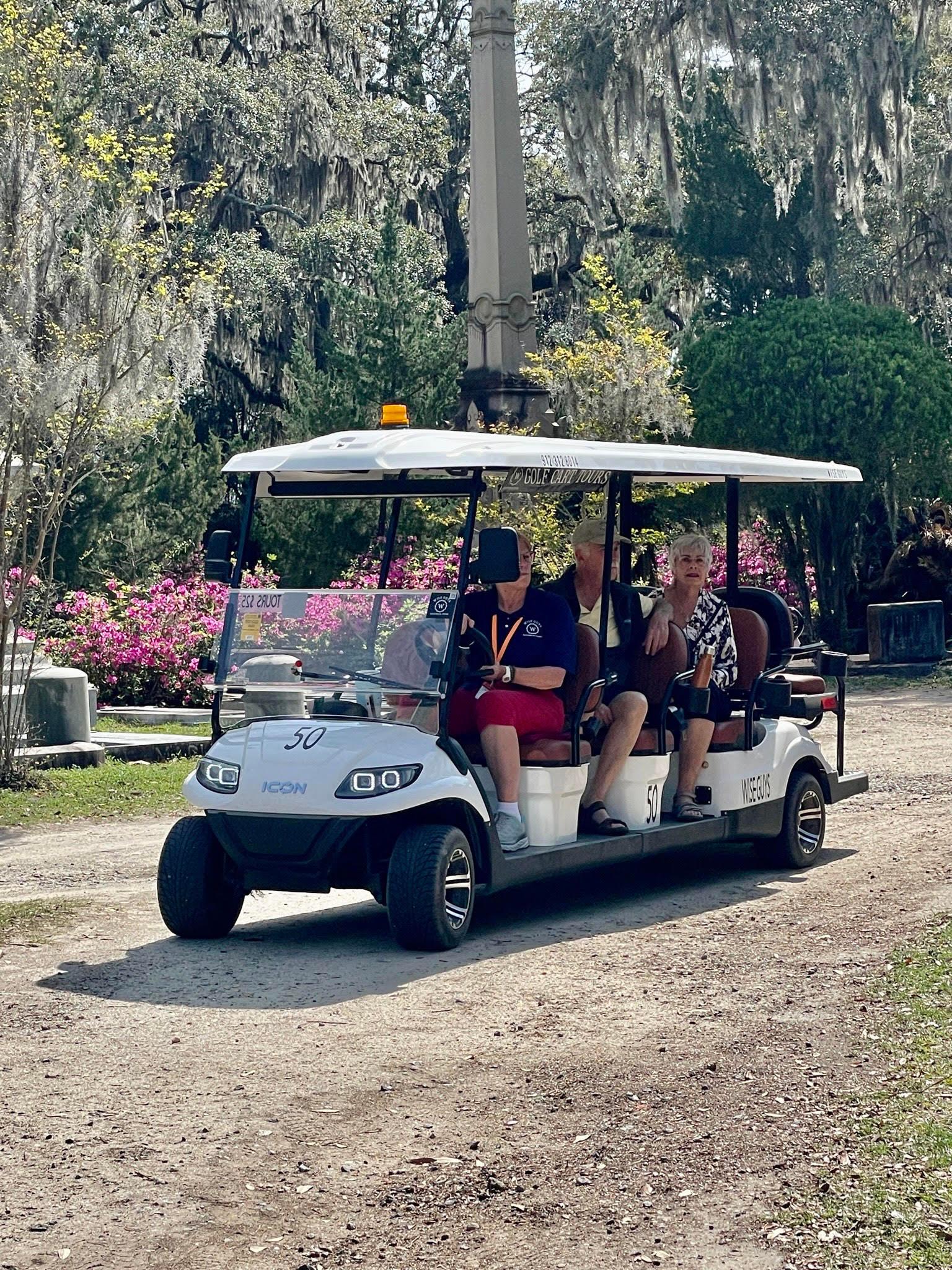 Bonaventure Cemetery Guided Golf Cart Tour