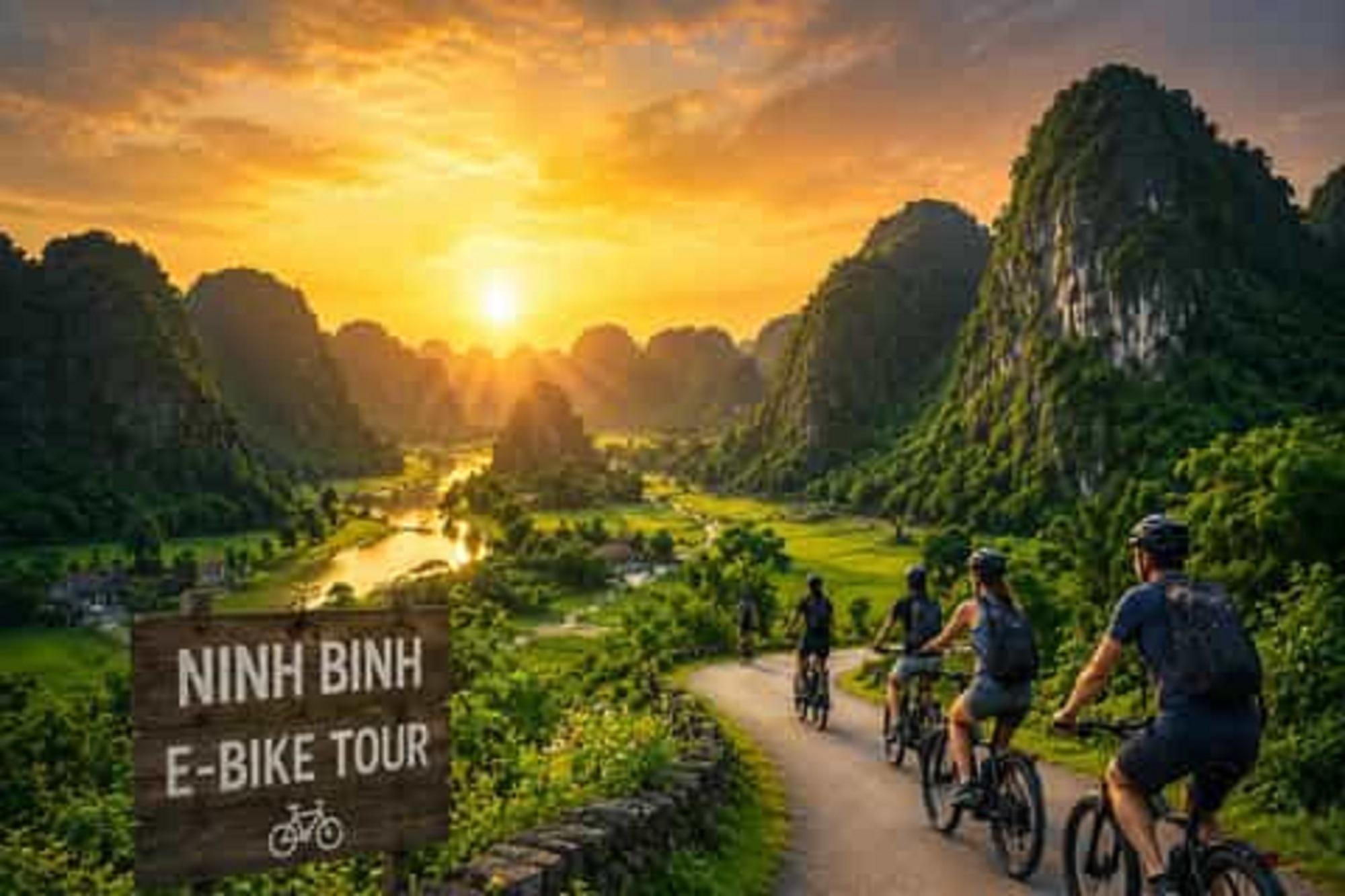 E-Bike Sunset Tour: Thai Vi Temple, Bich Dong Pagoda & Mua Cave