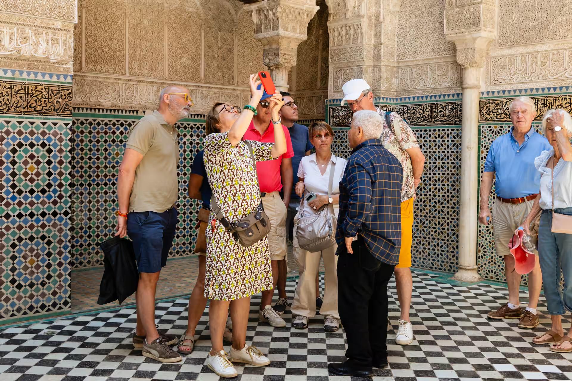 Fes Medina Walking Tour: Madrasa, Tannery & Souks