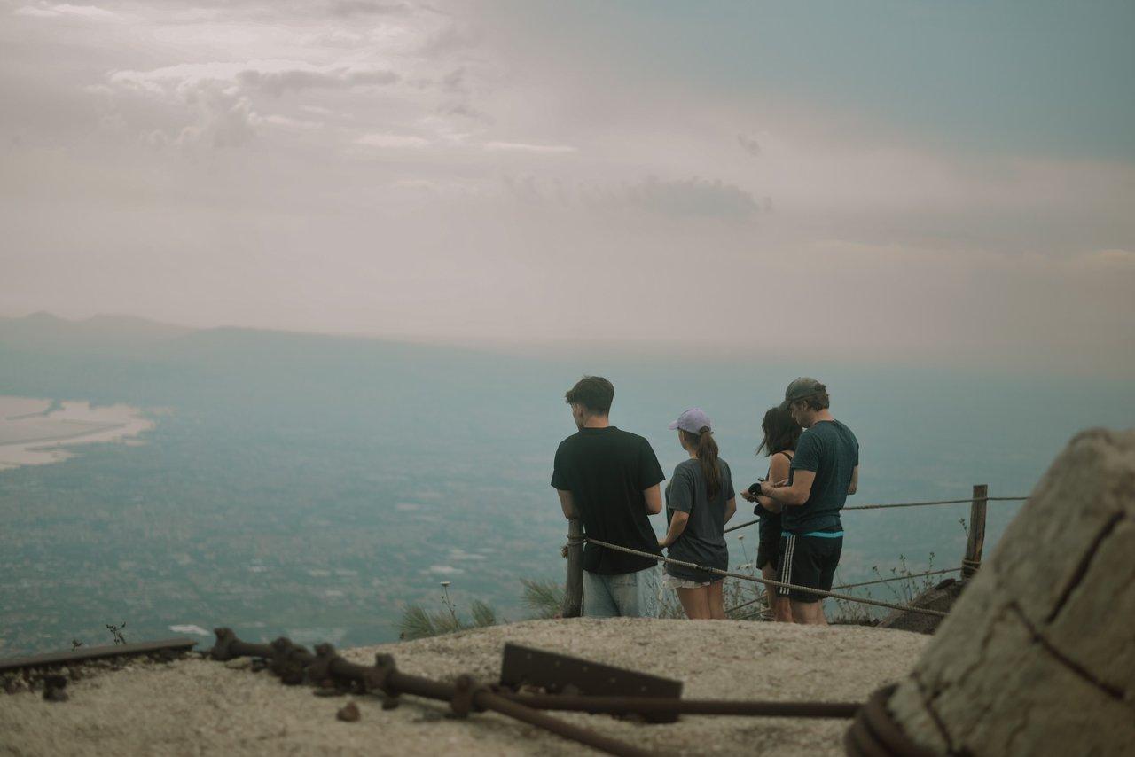 From Naples: Pompeii and Vesuvius Tour with Lunch Included - Mount Vesuvius crater tour and Bay of Naples views