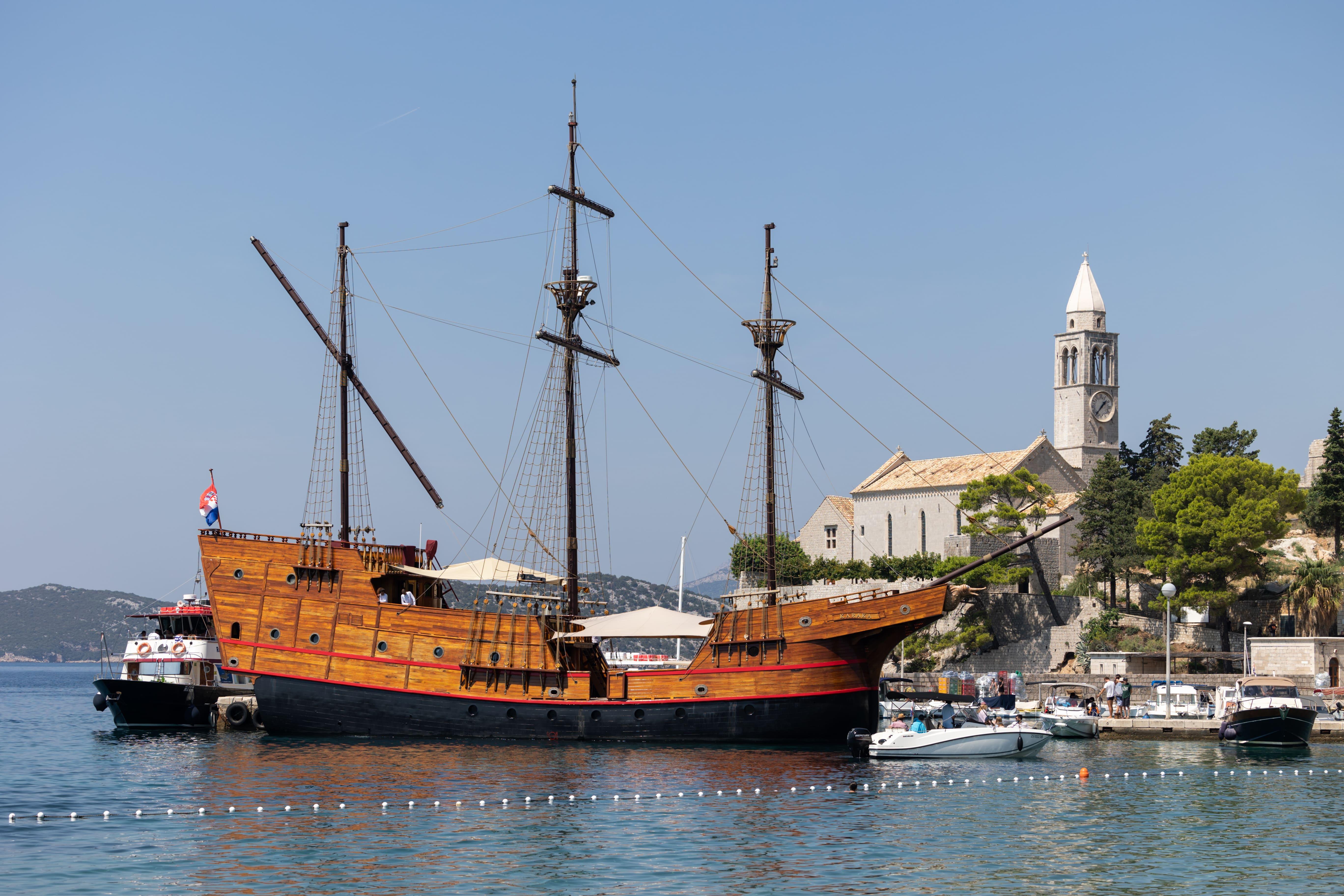 Elaphiti Islands Luxury Pirate Ship Adventure