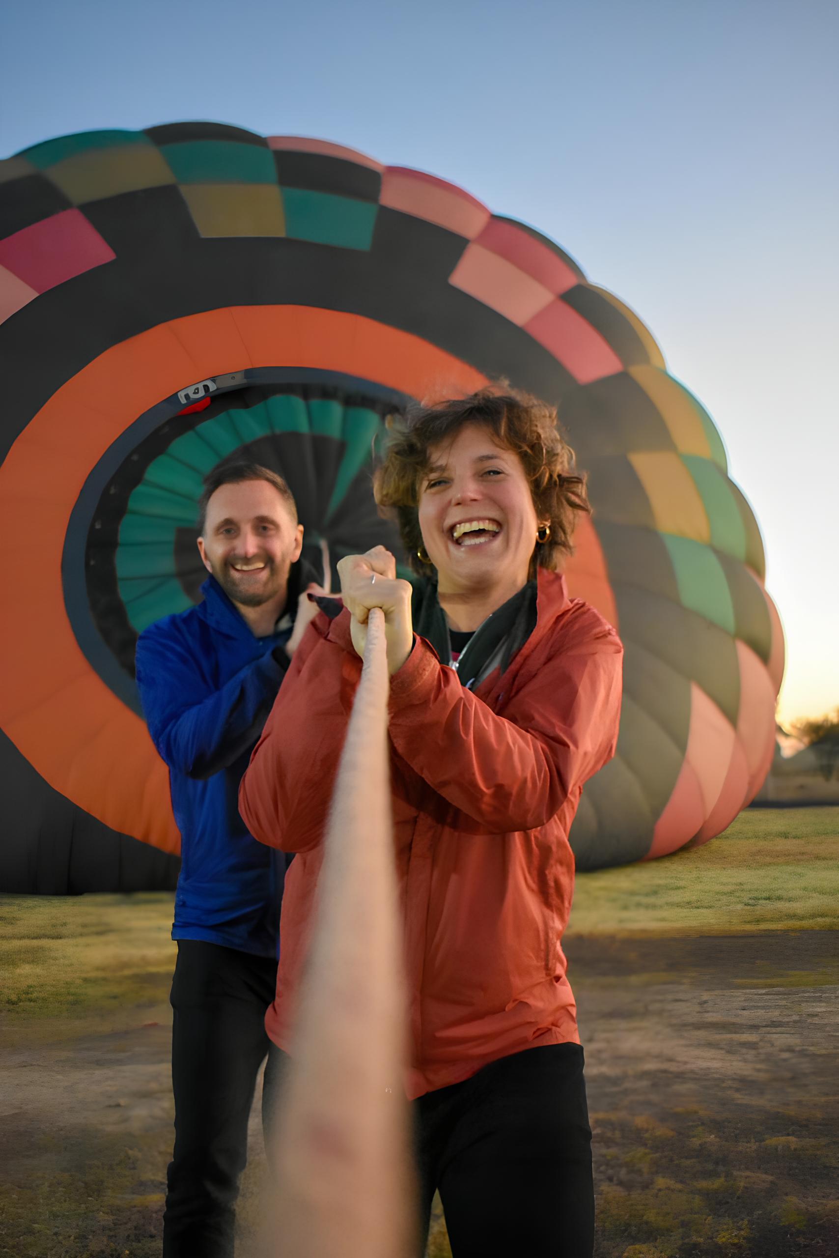 Private Sunrise Hot Air Balloon Flight over Teotihuacán