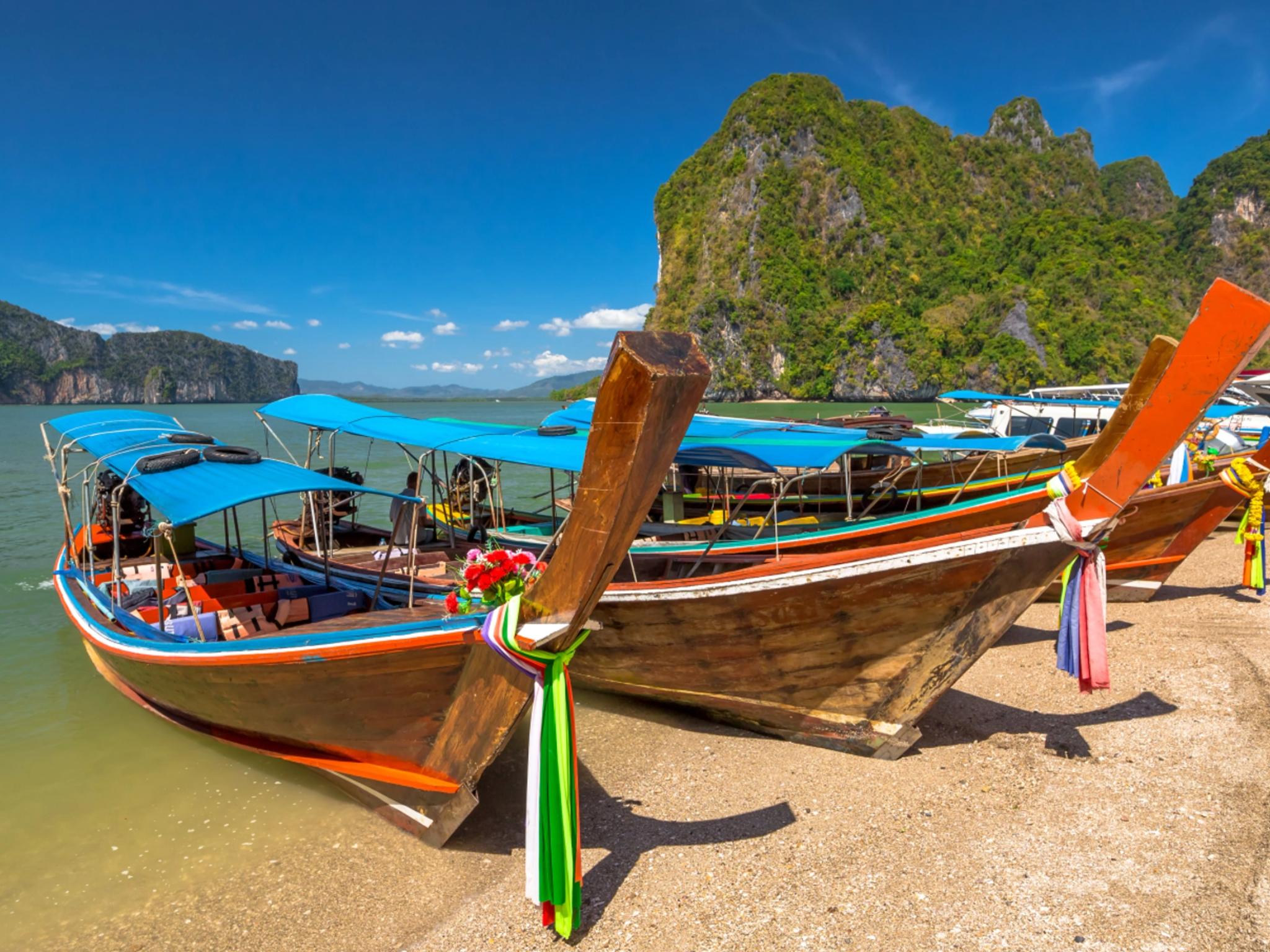 Krabi to James Bond Island & Phang Nga Bay by Longtail Boat