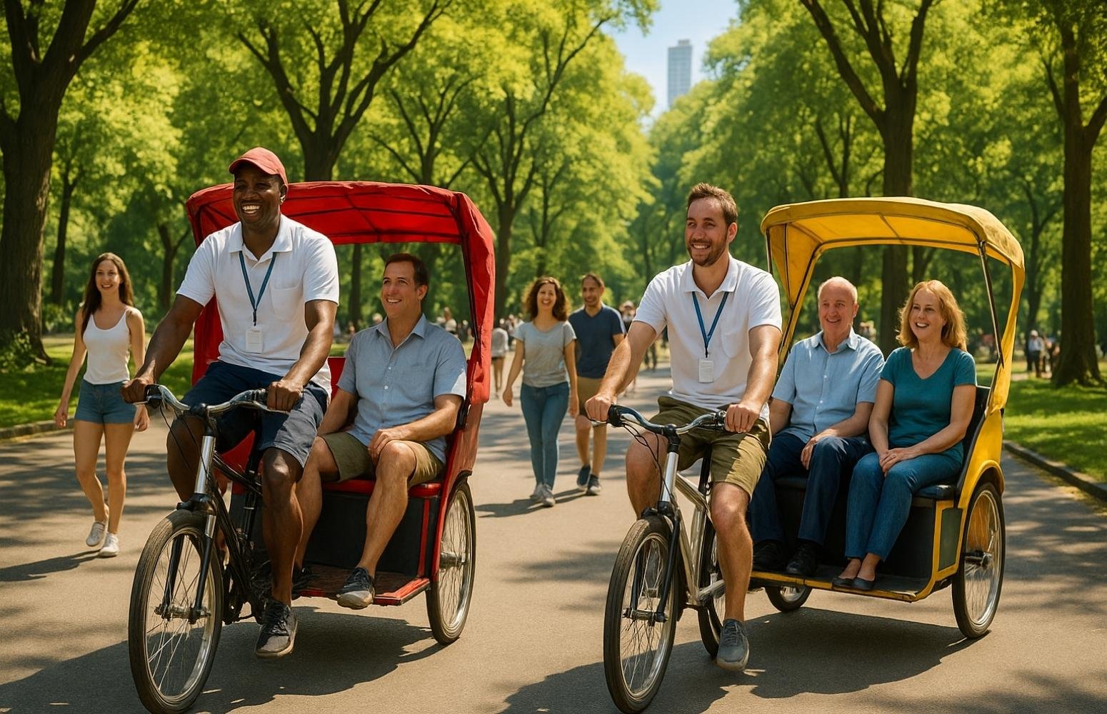 NYC Central Park Guided Pedicab Experience