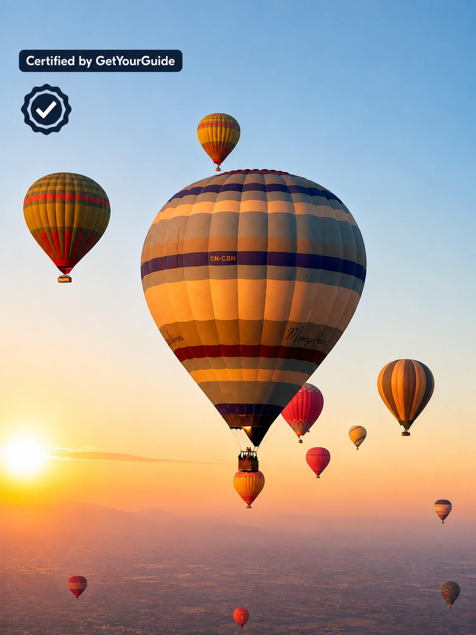 Marrakech Desert Sunrise Balloon Flight & Berber Breakfast