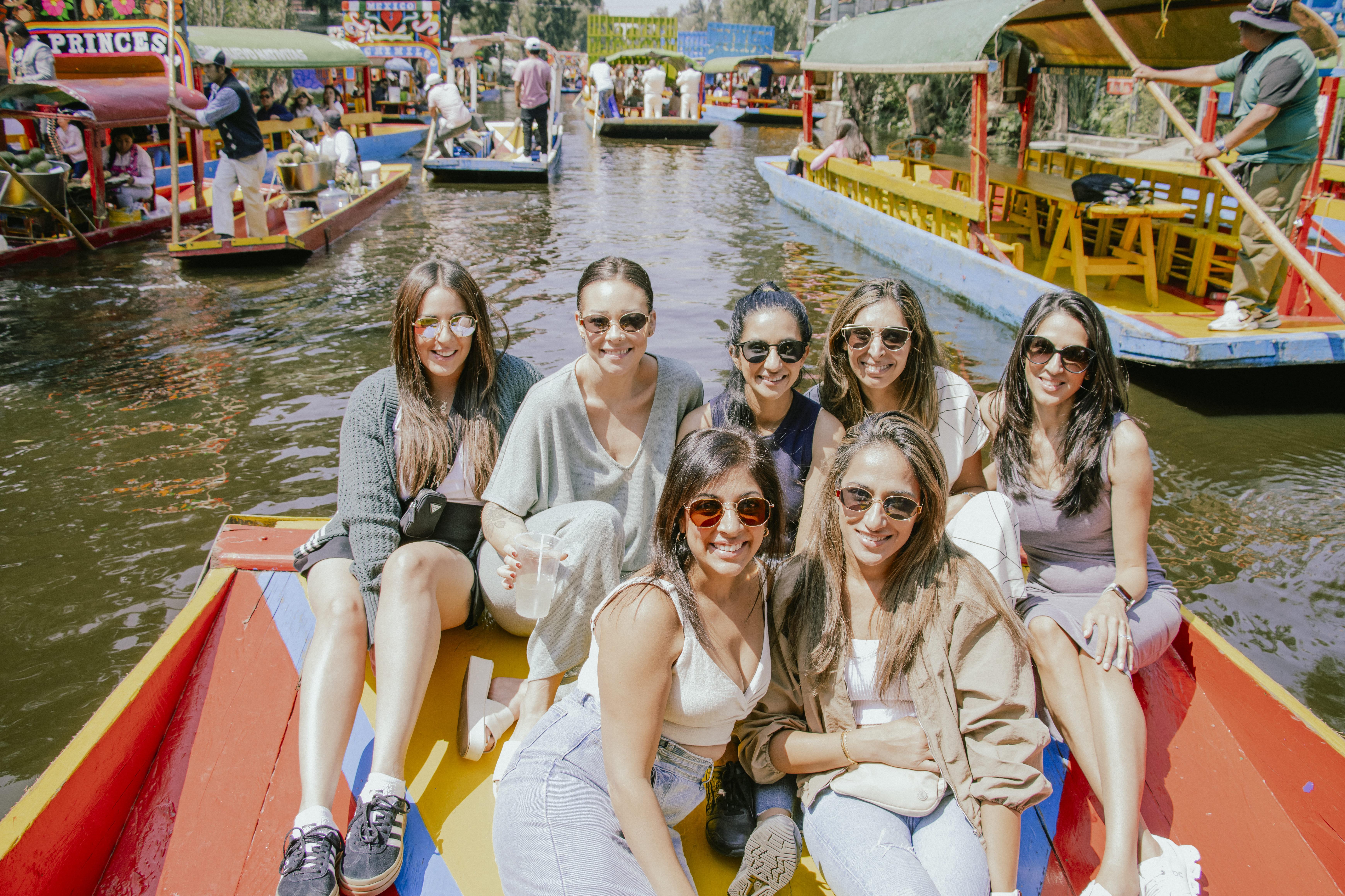 Xochimilco Canal Cruise with Open Bar & Fresh Guacamole