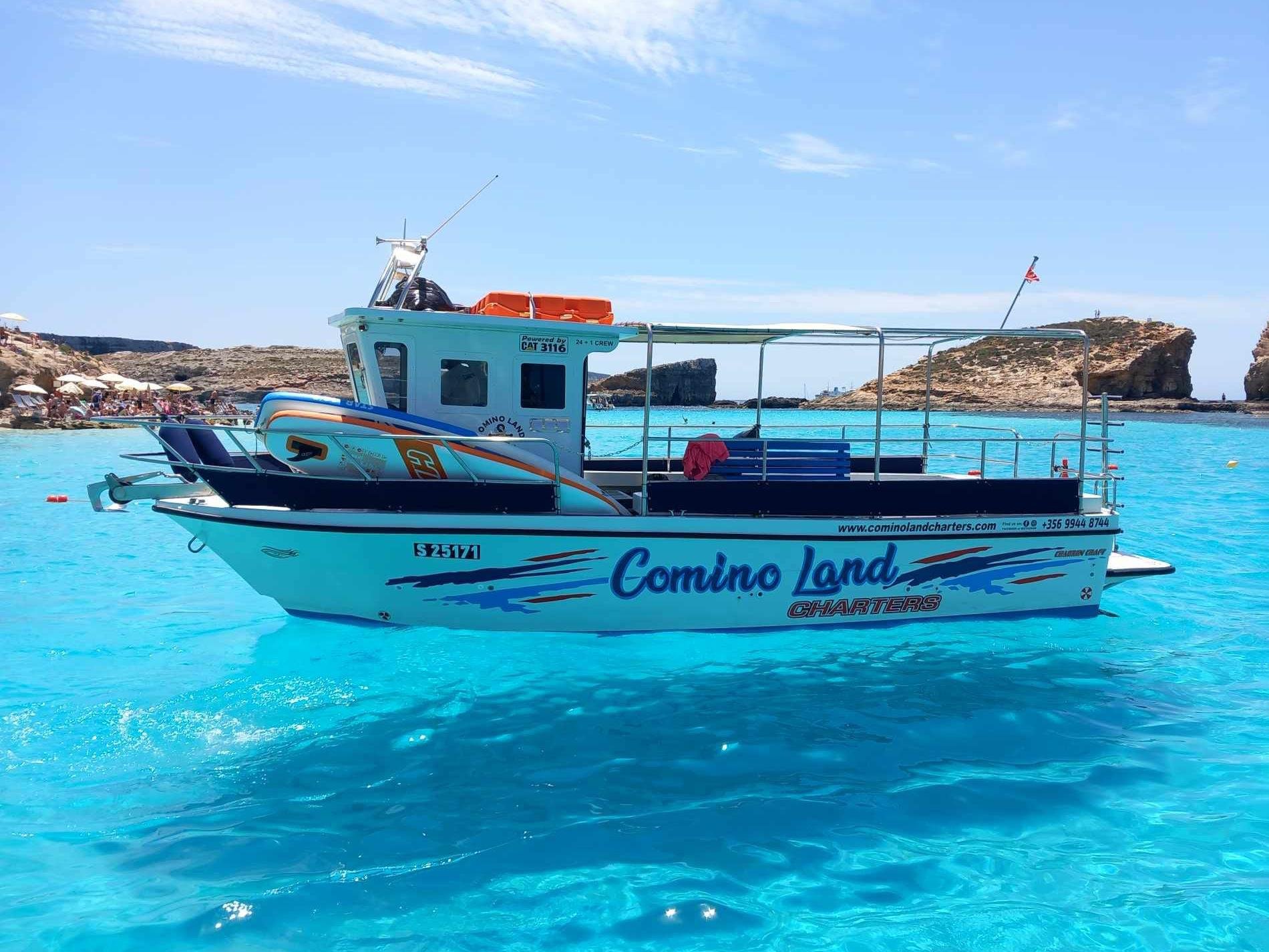 Comino Small-Group Boat Tour: Blue Lagoon, Crystal Lagoon & Caves