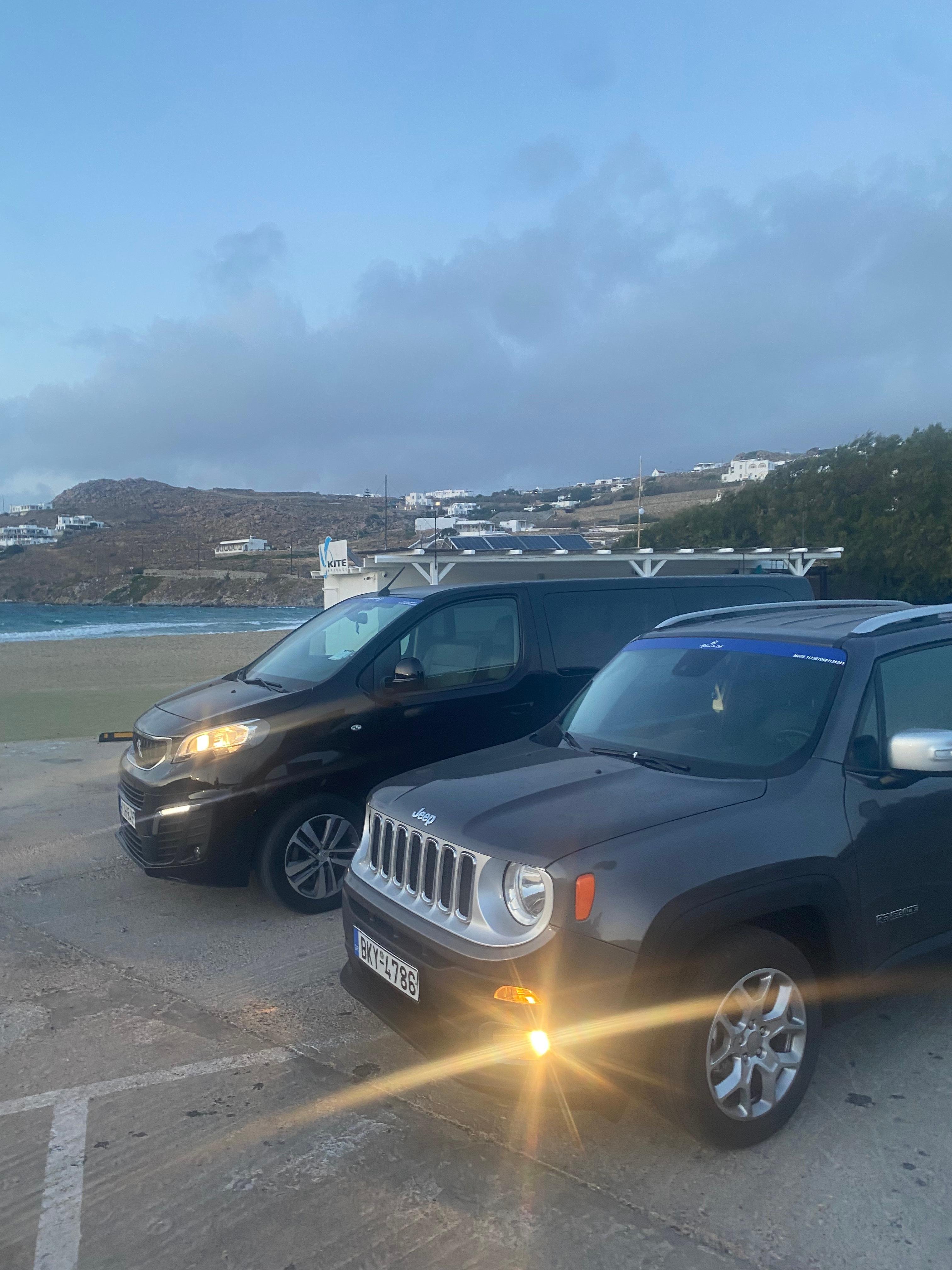 Private Mykonos Airport & Port Transfers (Jeep Renegade)