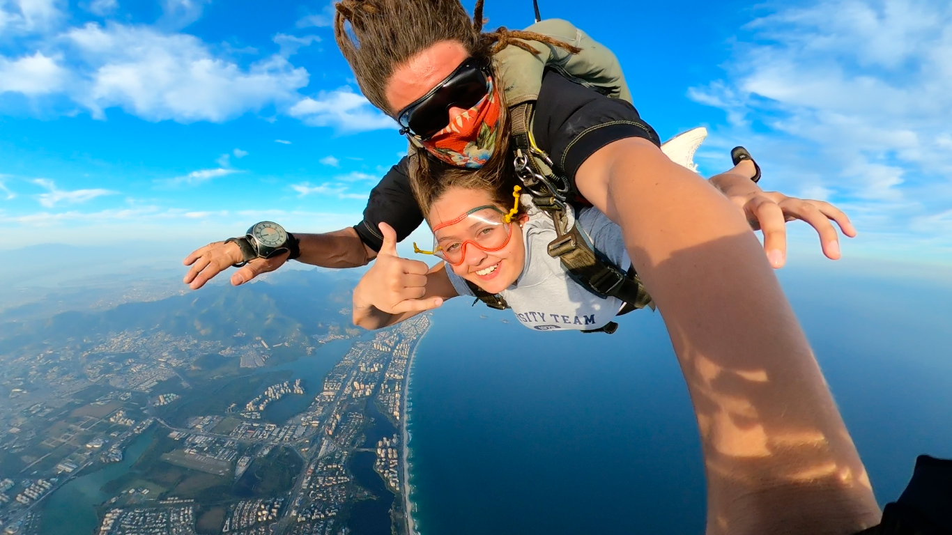 Rio de Janeiro Tandem Skydive Over Praia da Reserva