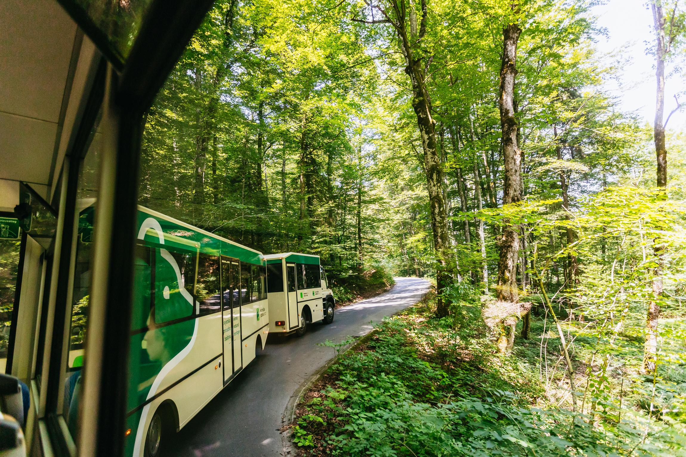 Split to Plitvice Lakes Day Trip with Boat & Train