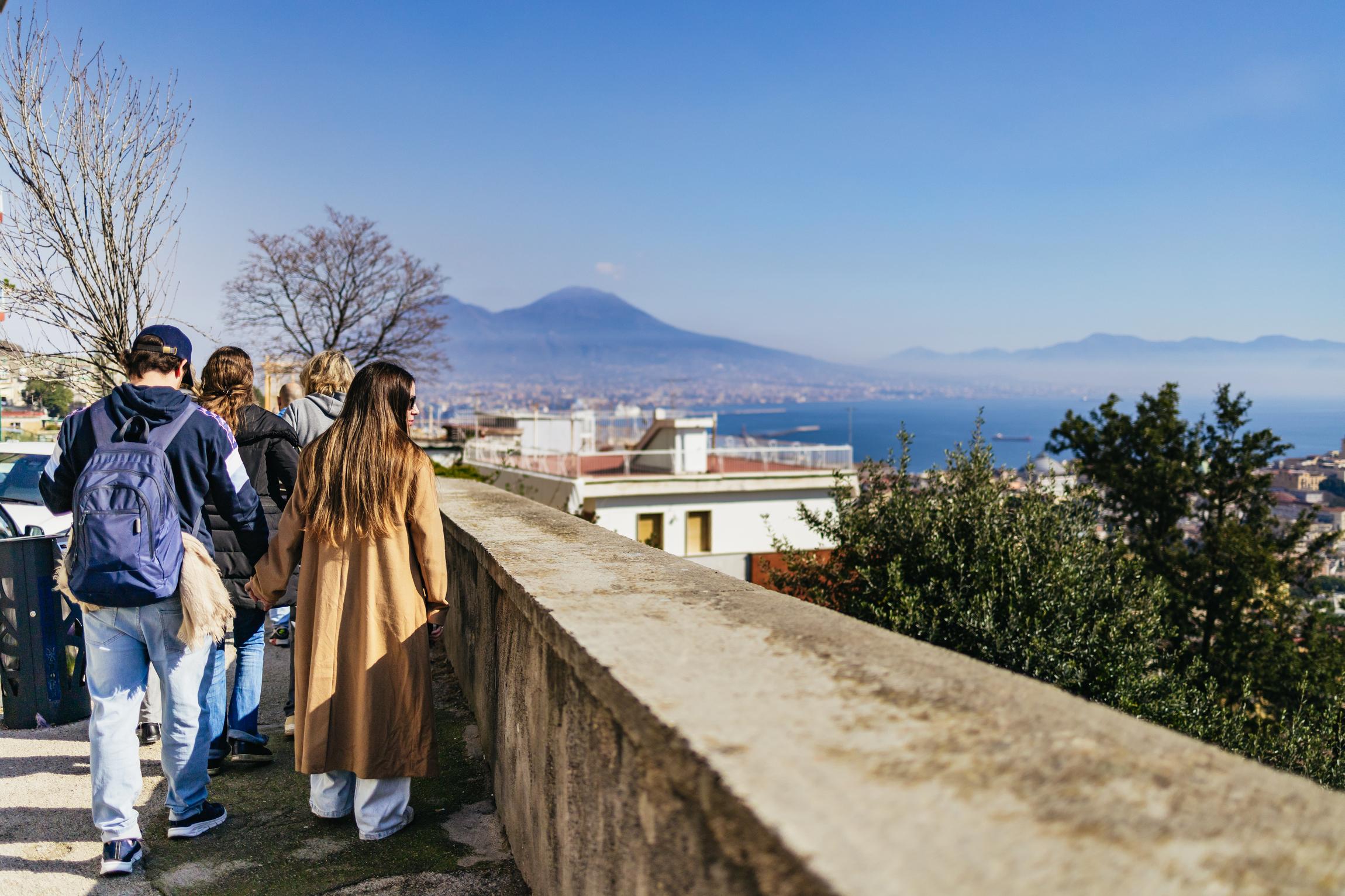 Naples Hilltop & Neighborhoods Walking Tour with Funicular Ride