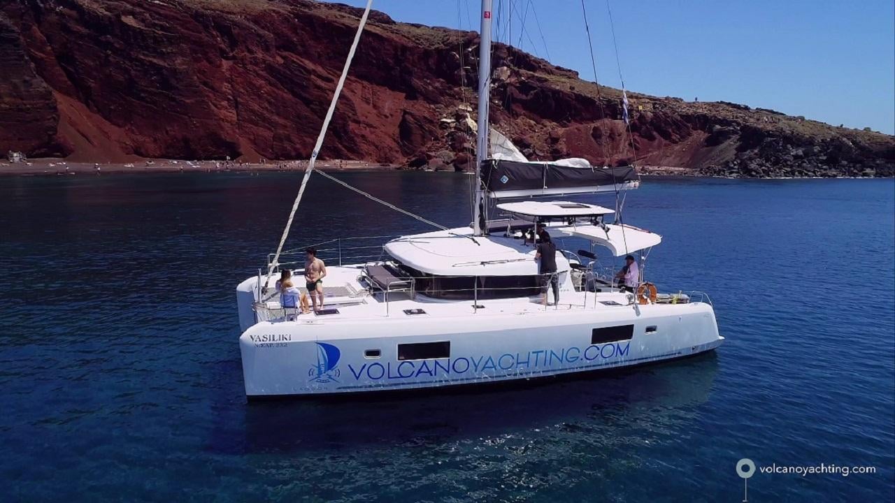Santorini Private Caldera Cruise with BBQ & Open Bar