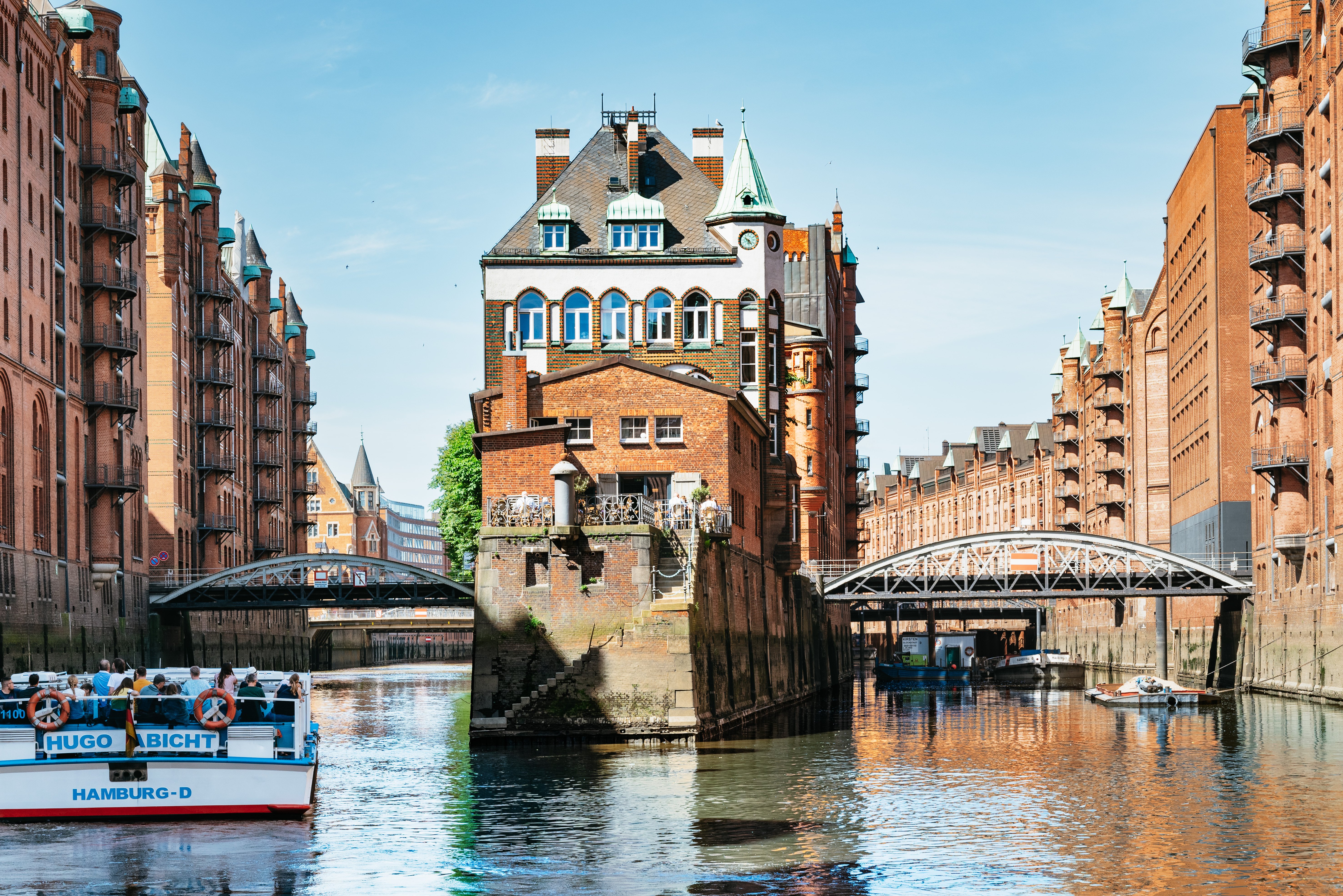 Hamburg Harbor & Speicherstadt Barkasse Cruise