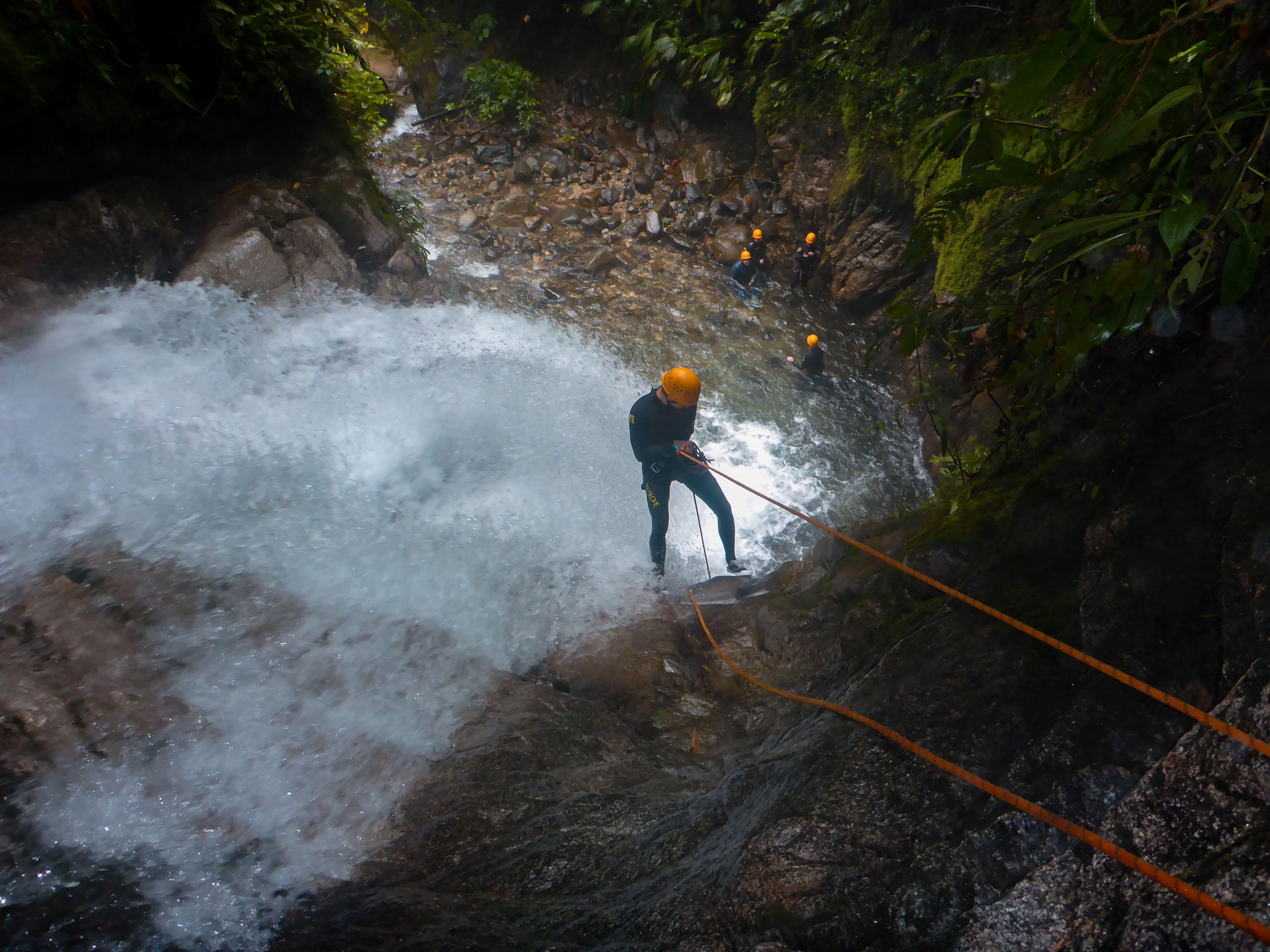 Cashaurco Extreme Canyoning from Baños de Agua Santa