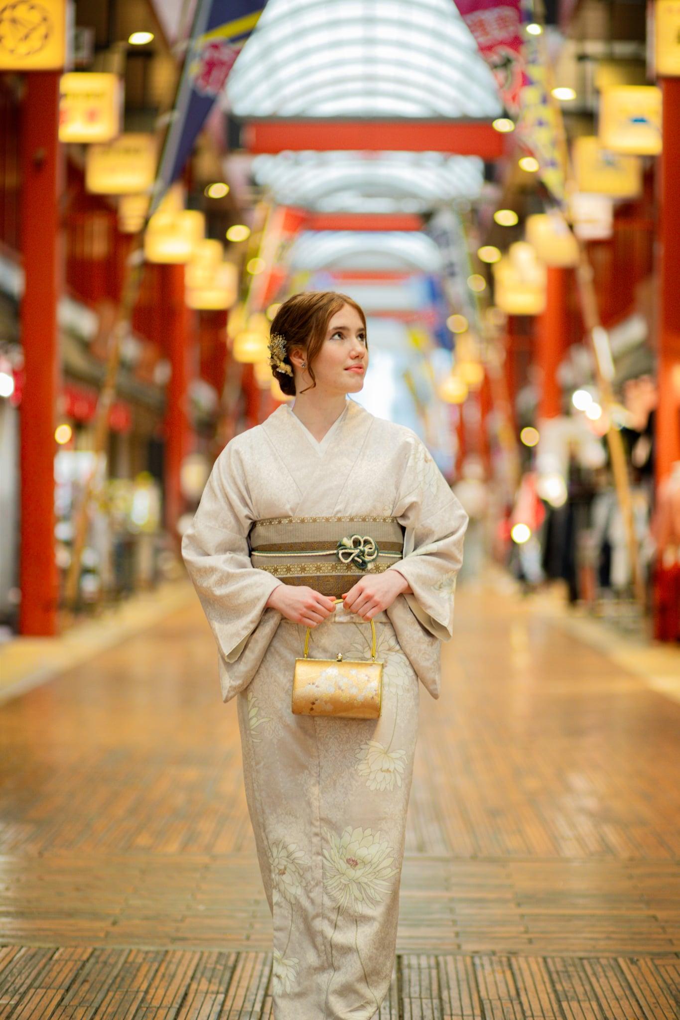 kimono photoshoot in Asakusa, Tokyo — image 4