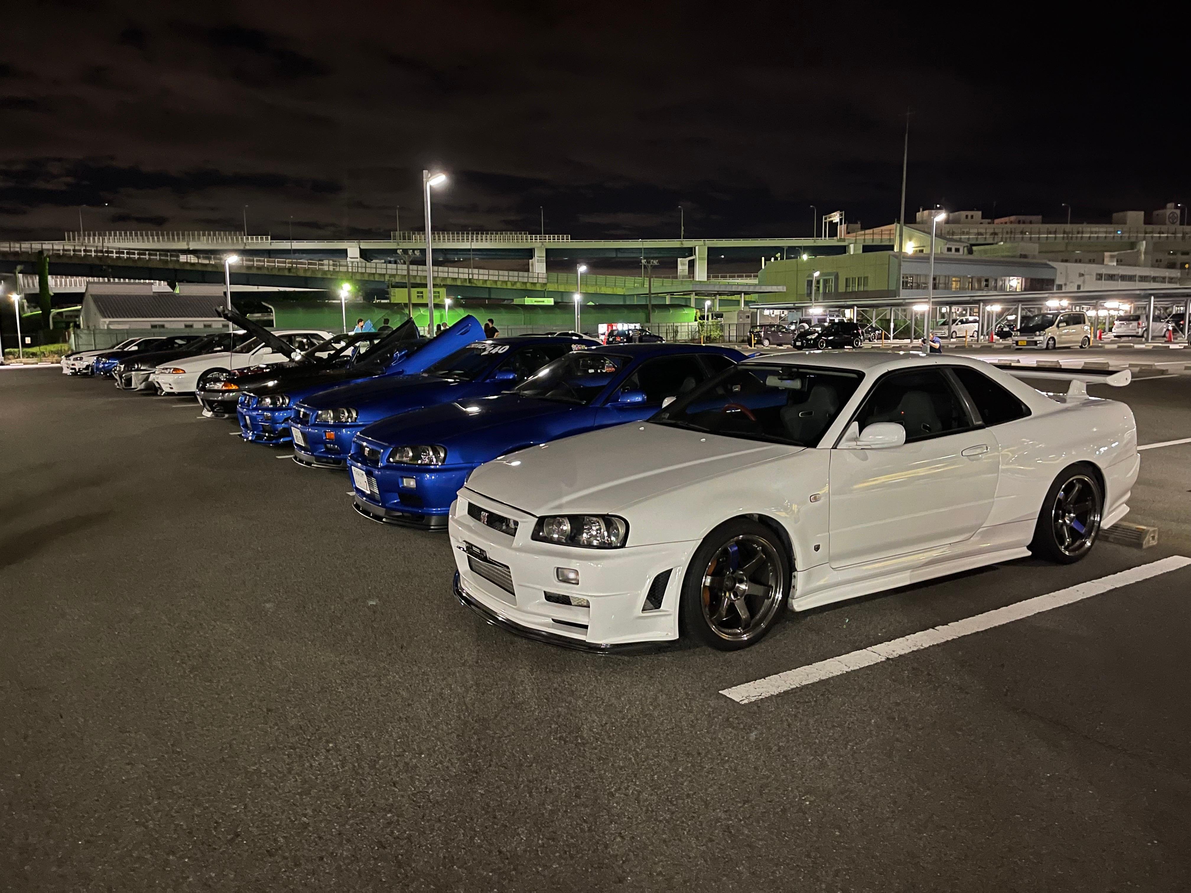Osaka JDM Night Cruise: 630HP R34 GT-R Ride-Along