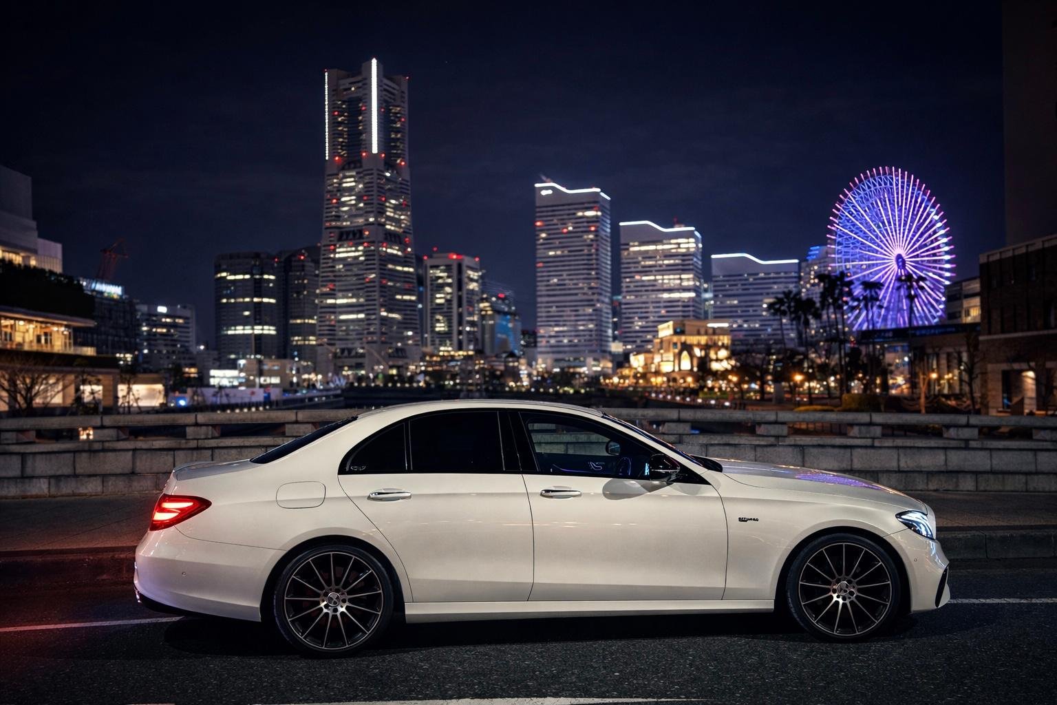 Tokyo・Yokohama: JDM Night Cruise with Mercedes-Benz E43 AMG