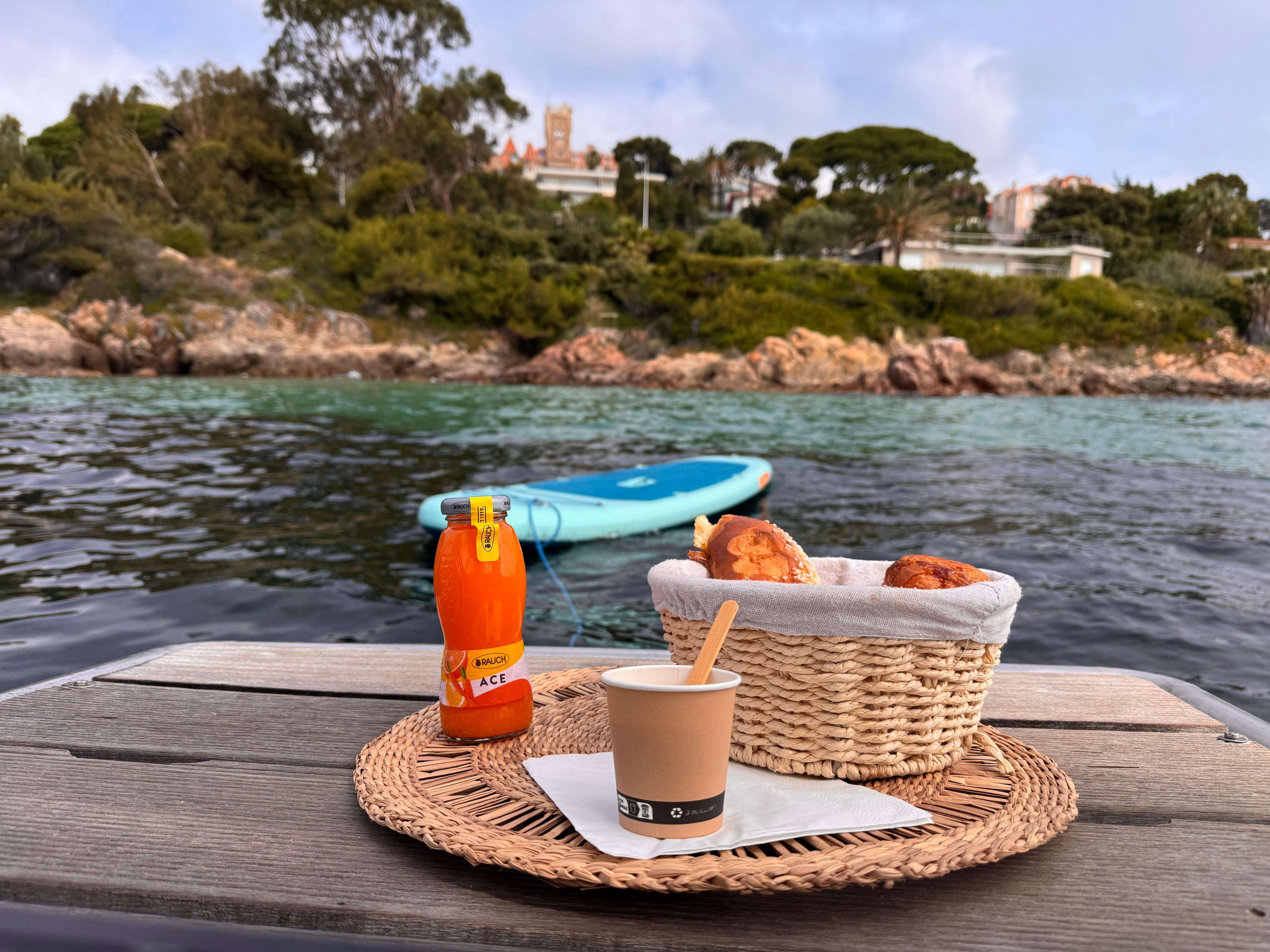 Morning Sail with Breakfast & Water Activities in Antibes