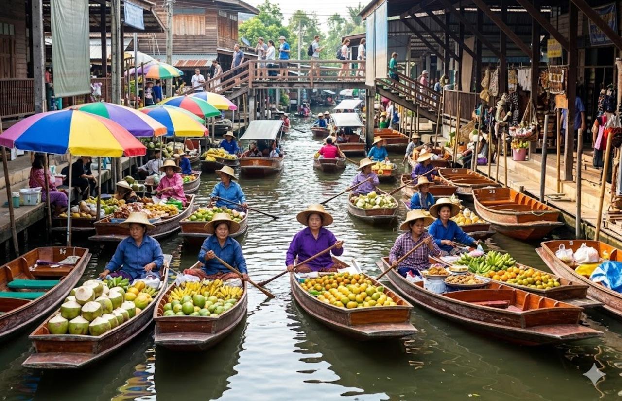 Bangkok Day Trip: Railway Markets & WWII Landmarks in Kanchanaburi
