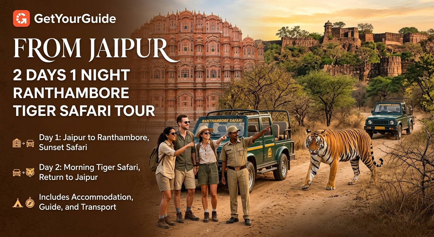2-Day Ranthambore Tiger Safari from Jaipur