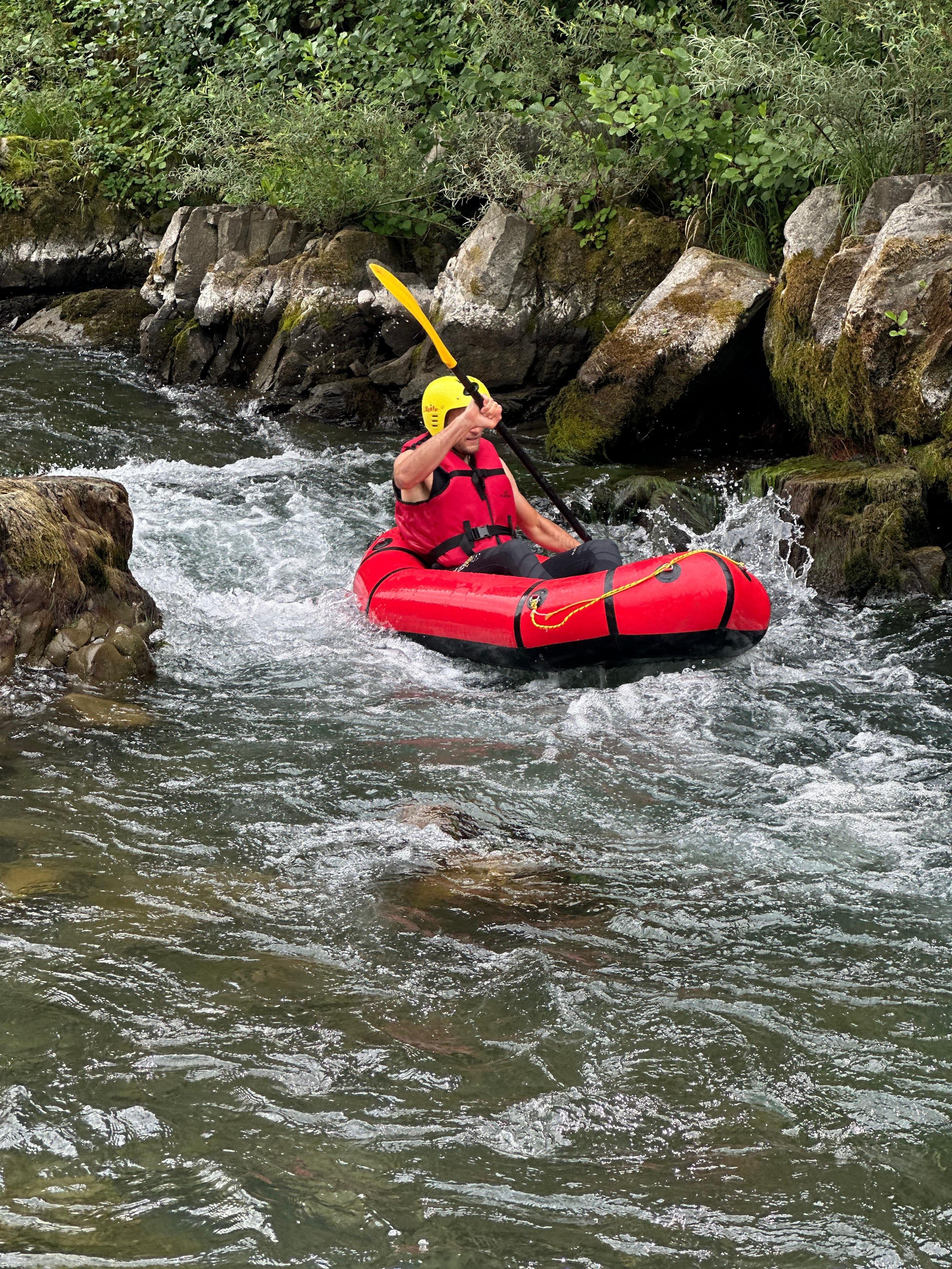 Lima River Packrafting Adventure in Bagni di Lucca
