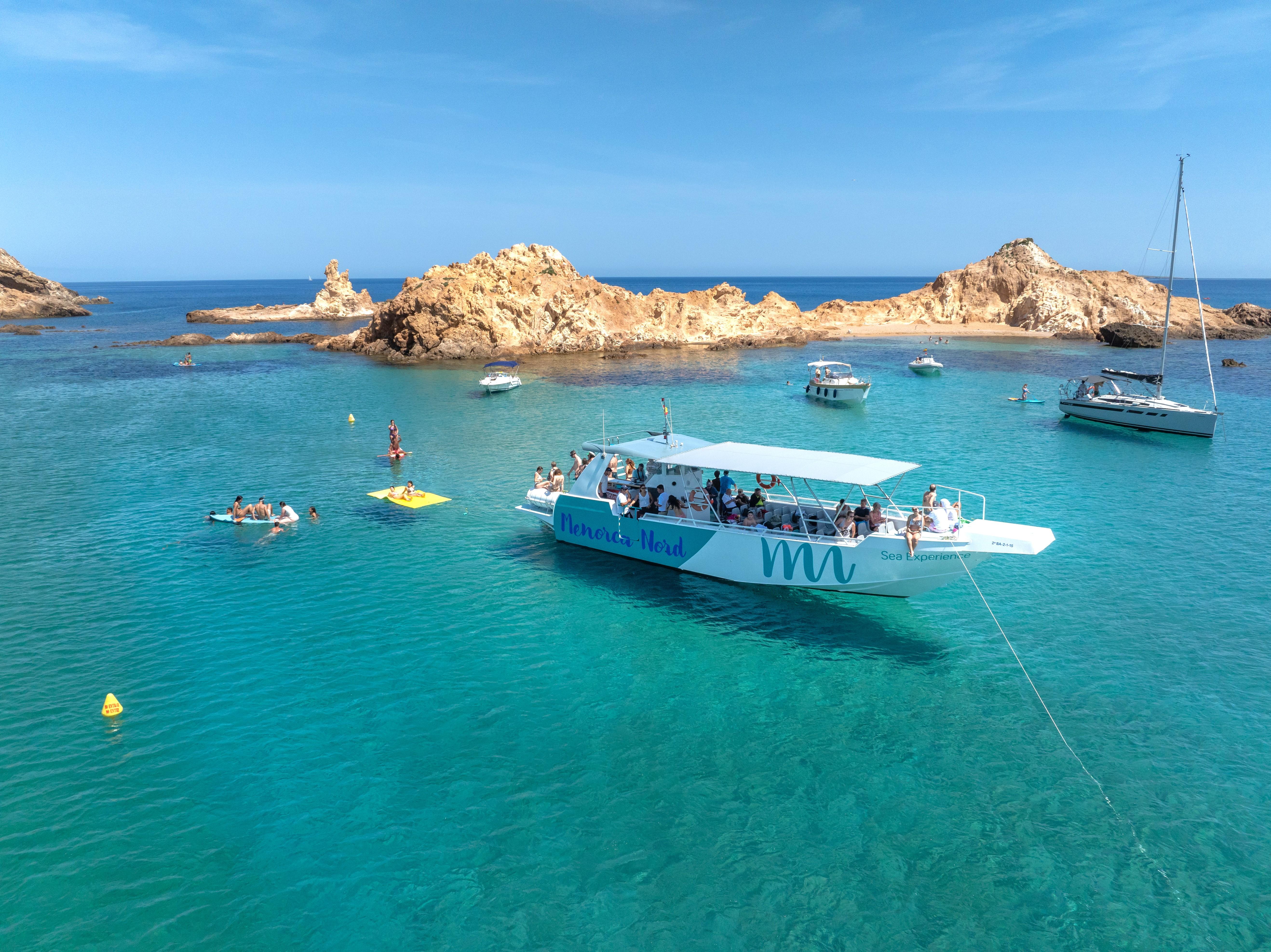 North Menorca Coast Boat Trip from Fornells