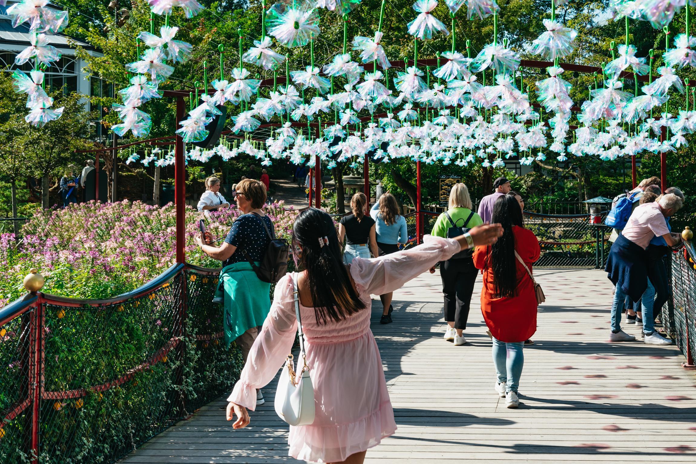 Copenhagen Halloween season at Tivoli Gardens — autumn garden scenery — image 10