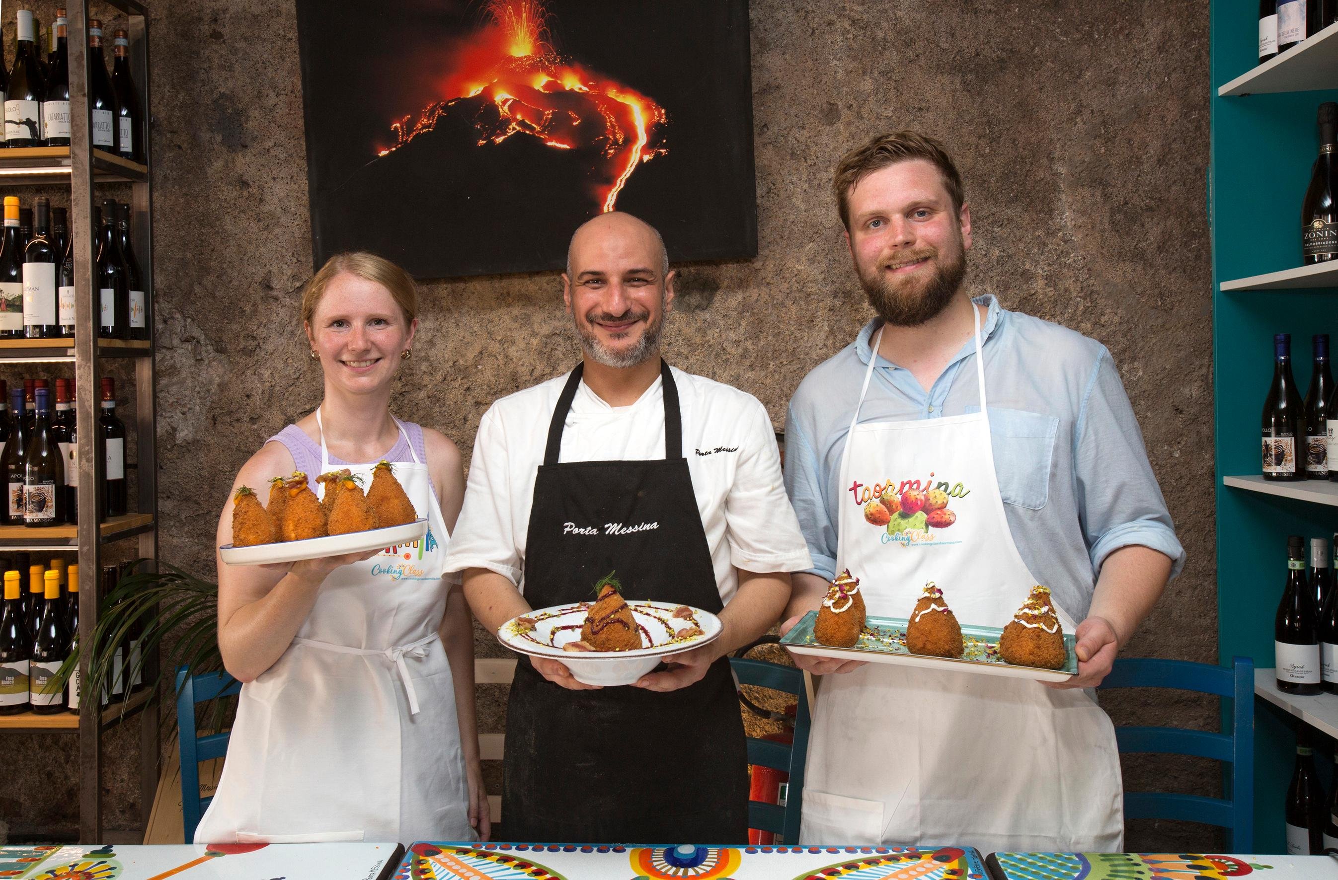 Hands-on Sicilian Arancino Workshop in Taormina