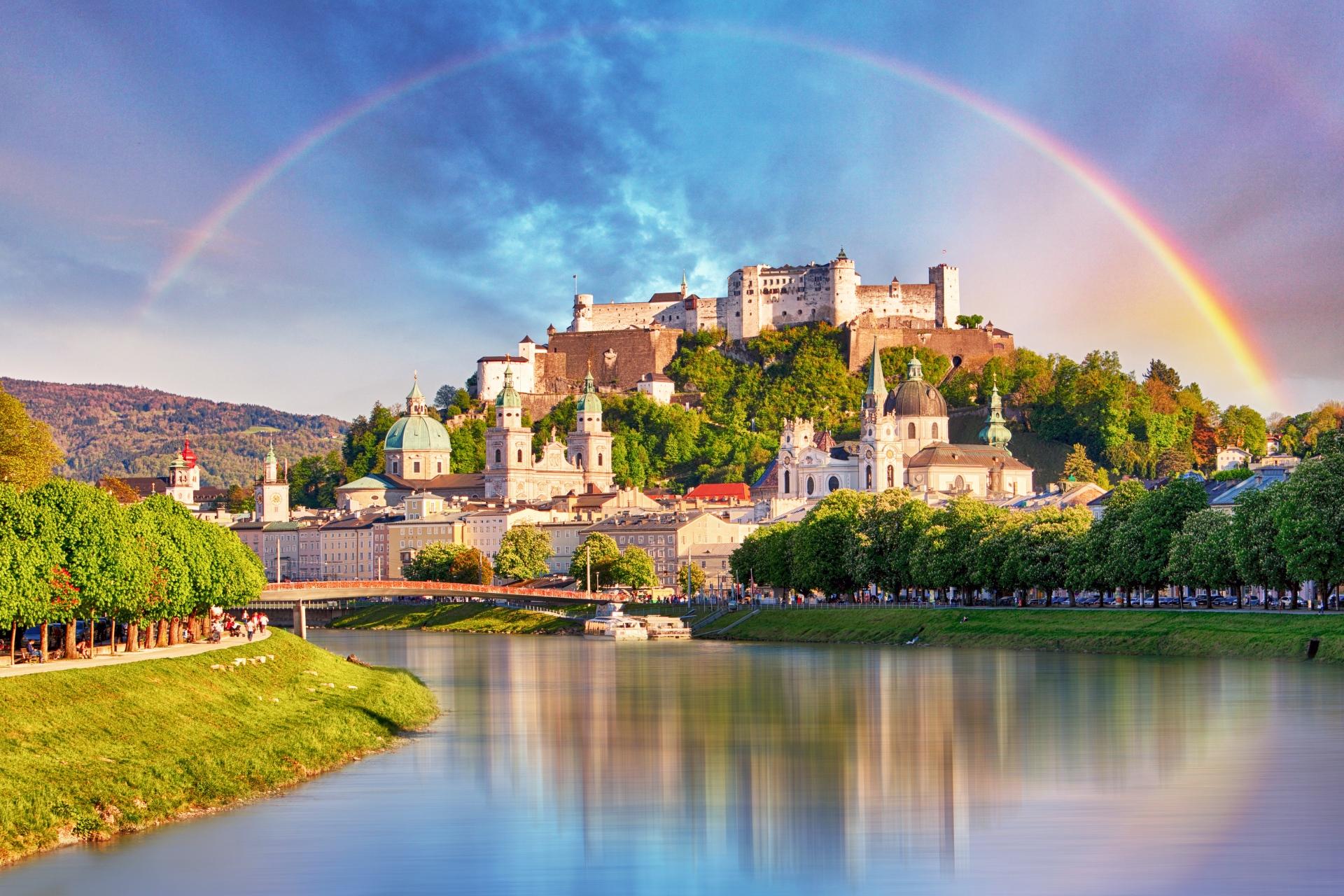 Salzburg Old Town, Mozart & Mirabell Gardens Walking Tour