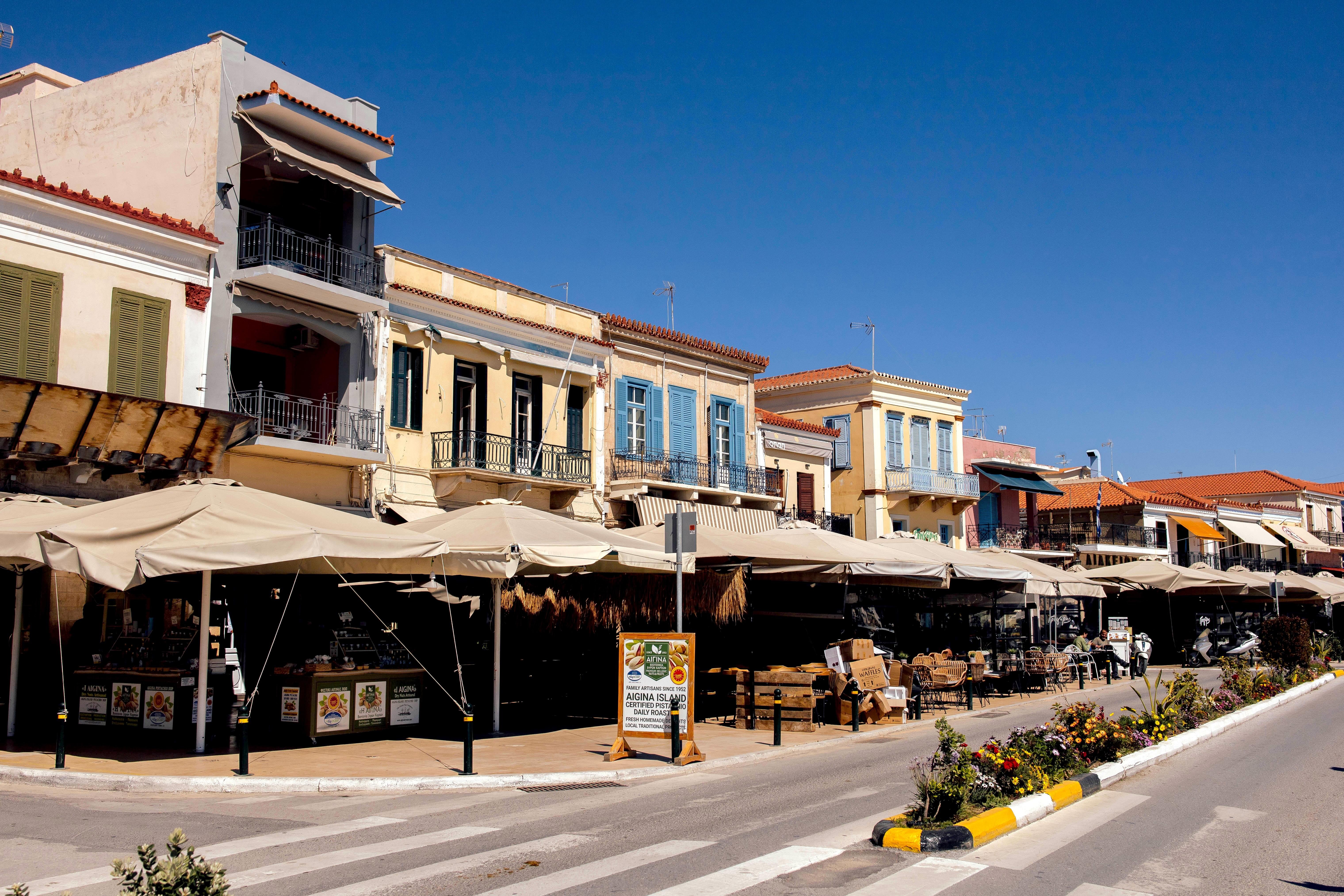 Athens Island-Hopping Cruise: Agistri, Metopi & Aegina with Lunch & Drinks