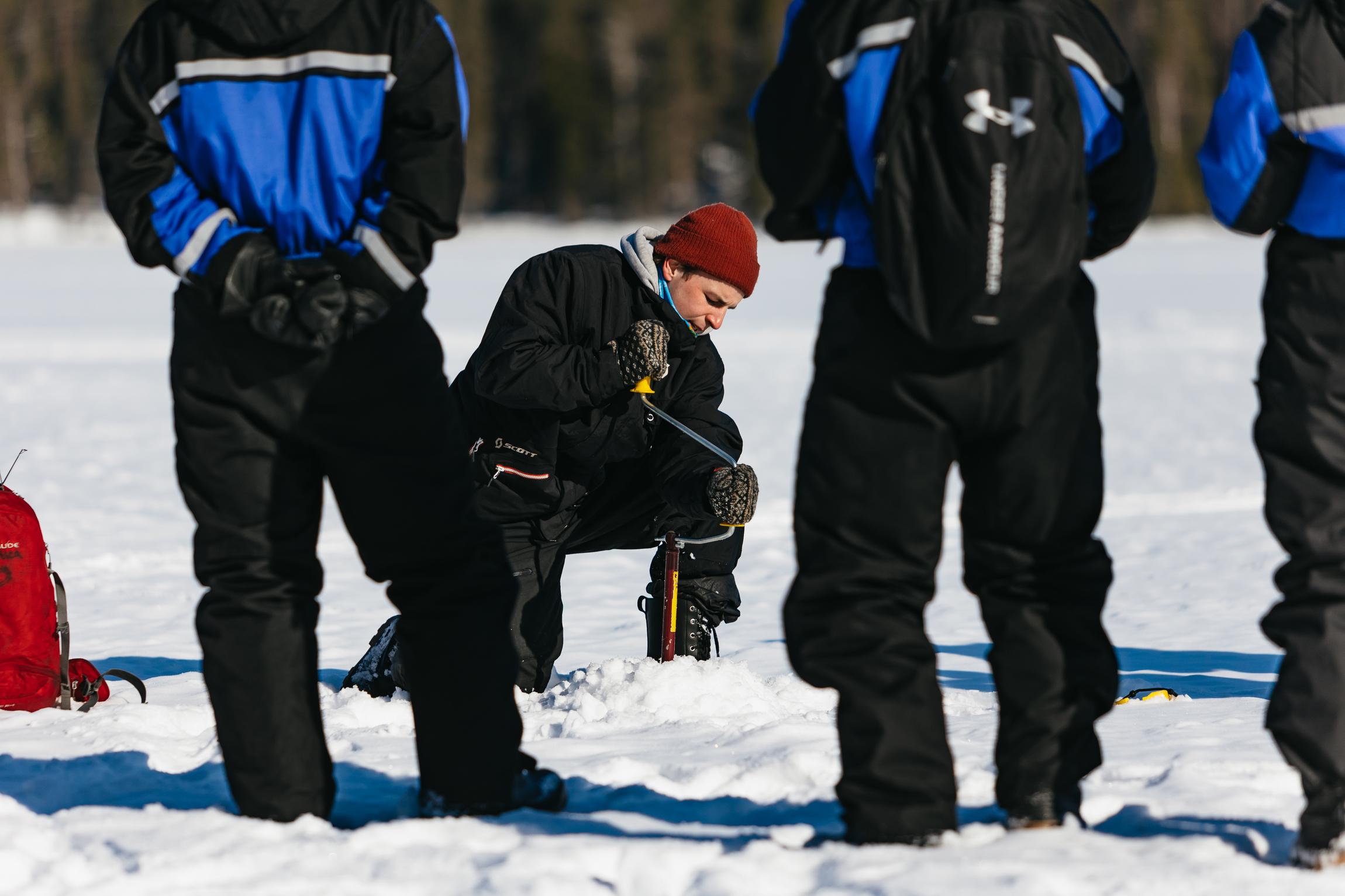 Rovaniemi Snowmobile & Ice Fishing Adventure with Campfire Lunch