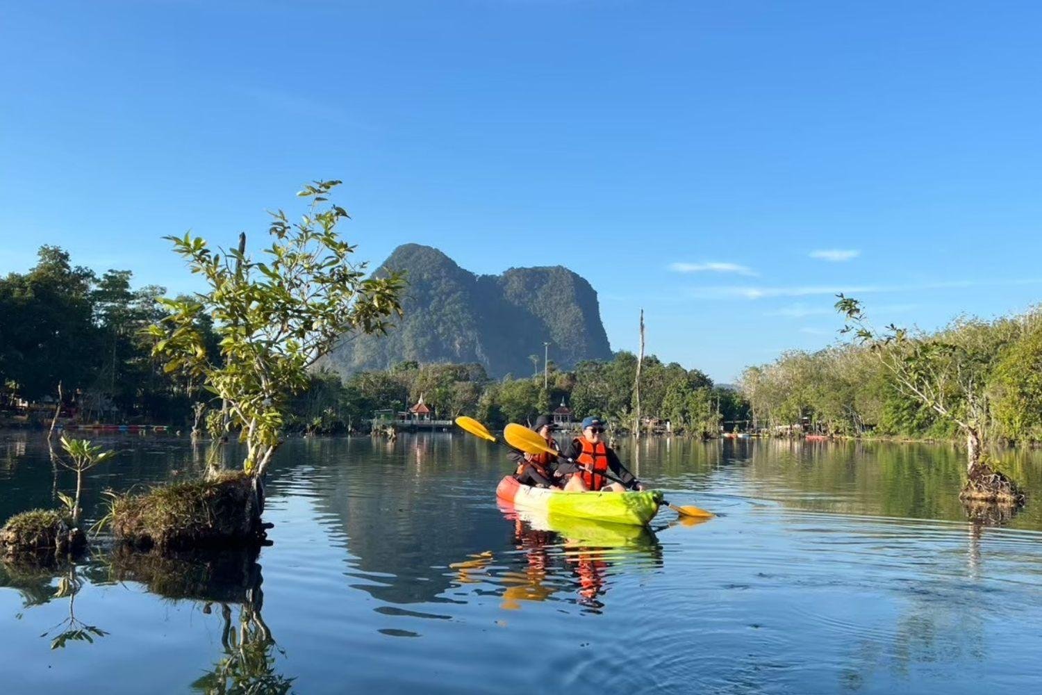 Krabi Nature Day: Emerald Pool, Hot Springs & Freshwater Kayaking
