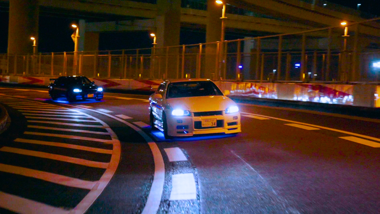 【Self-Drive in Tokyo】R34/35 GT-R JDM TOUR to Daikoku PA