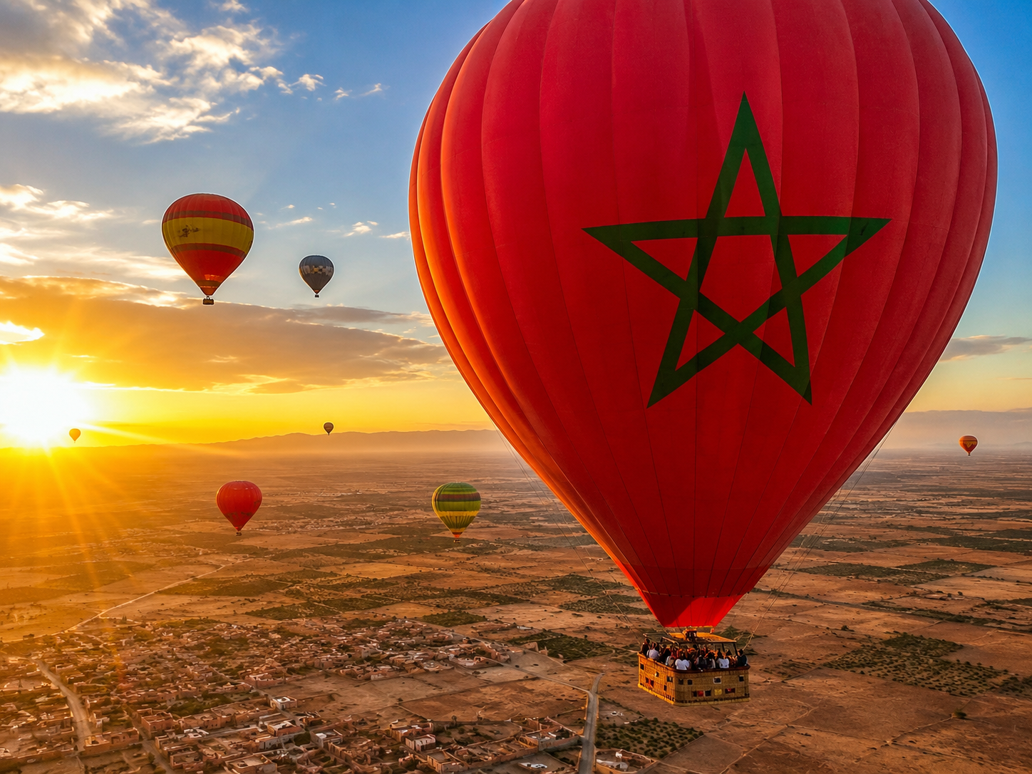 Marrakech Hot Air Balloon Flight with Berber Breakfast