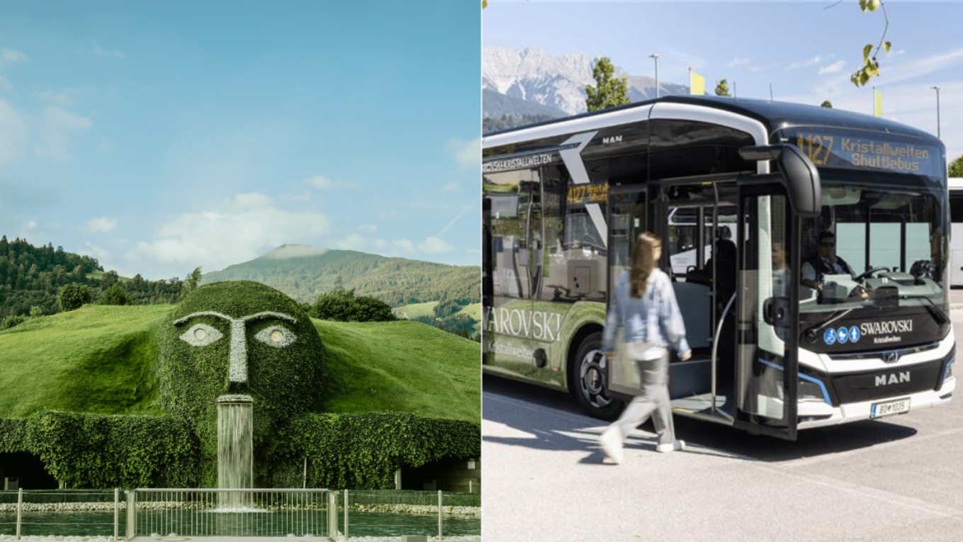 Swarovski Crystal Worlds: Ticket & Shuttle from Innsbruck