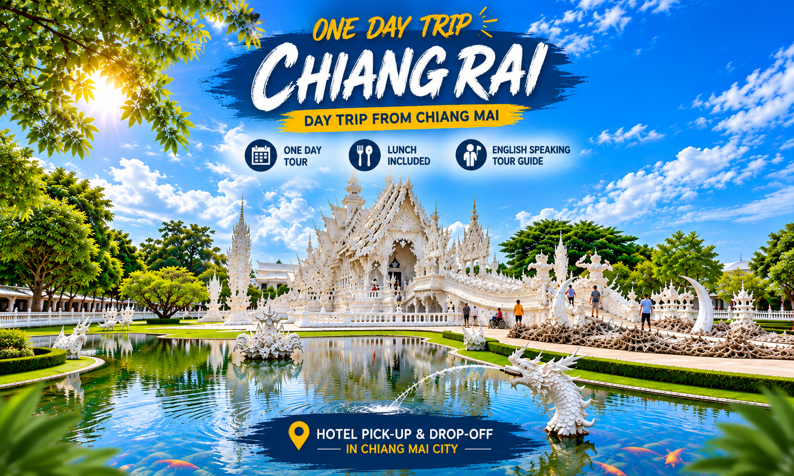 Chiang Rai Three Temples & Lalitta Café Day Tour