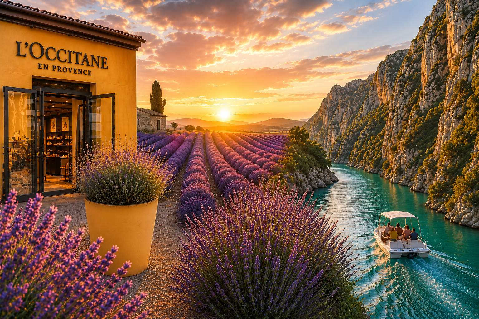 Private Provence Tour: Verdon Gorge, Lavender Fields & Moustiers
