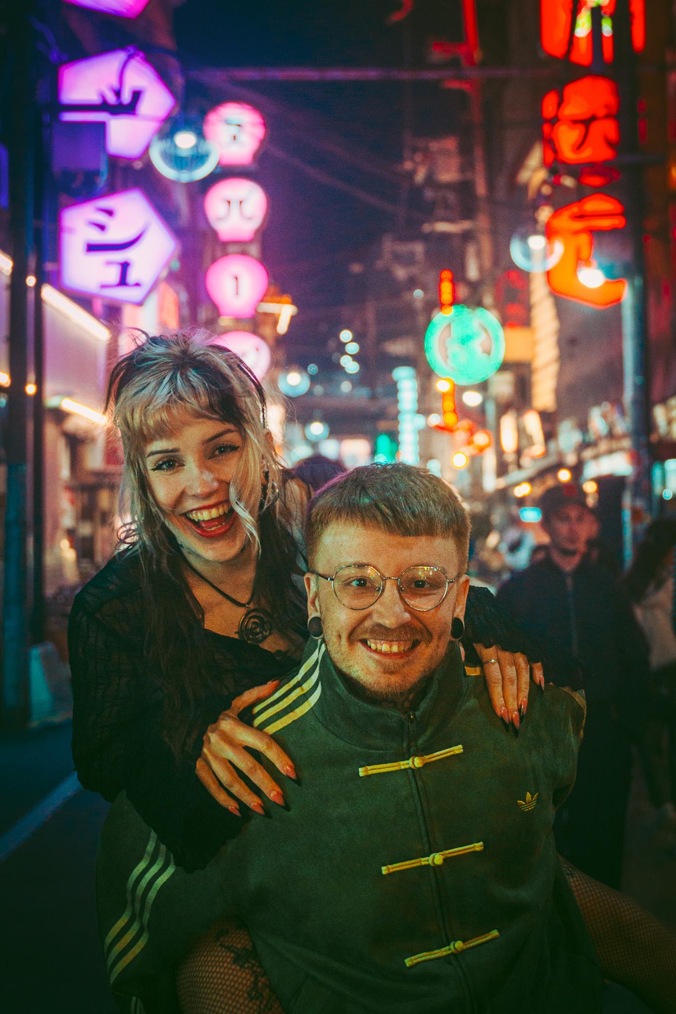 Osaka: Private Night Portrait Experience with Photographer