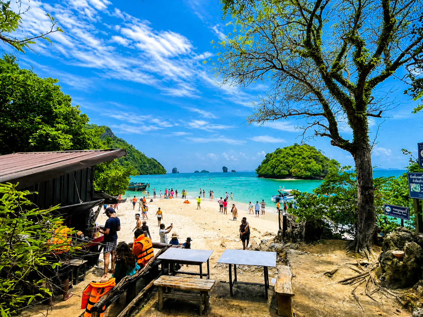 Krabi 4 Islands Afternoon Tour with Beach Lunch