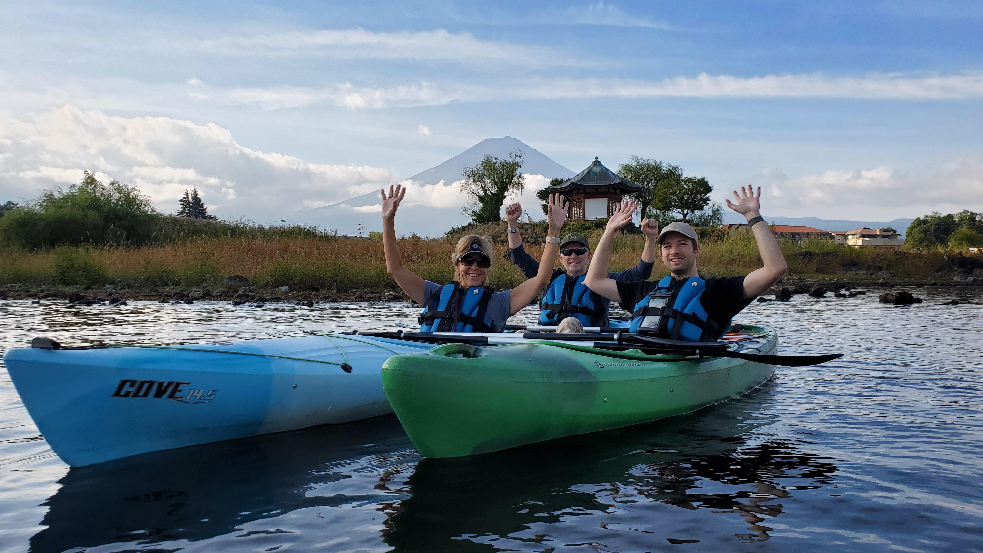 Early Morning Kayaking & Coffee on Lake Kawaguchiko