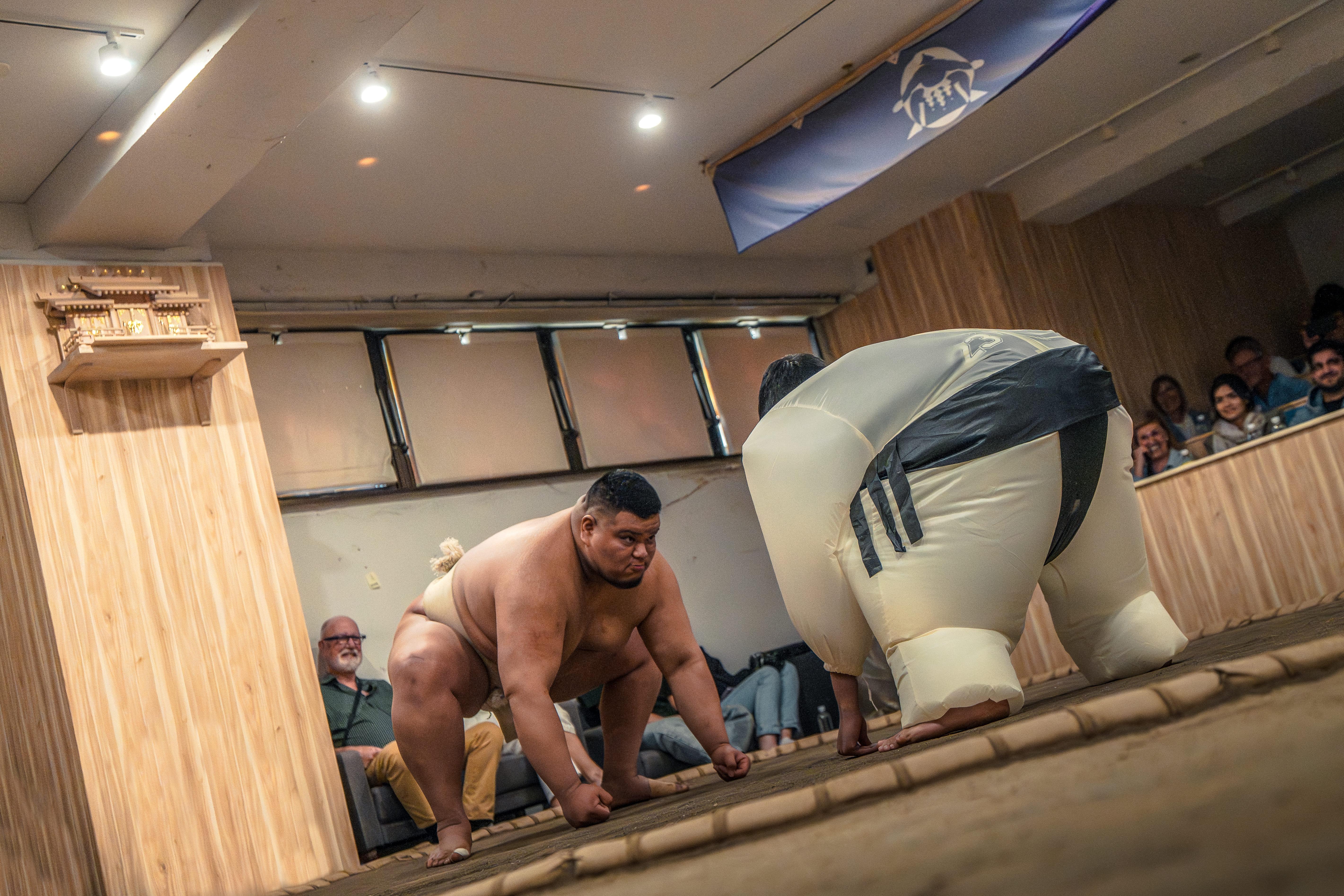 Shinjuku Sumo Show & Ring Challenge Experience